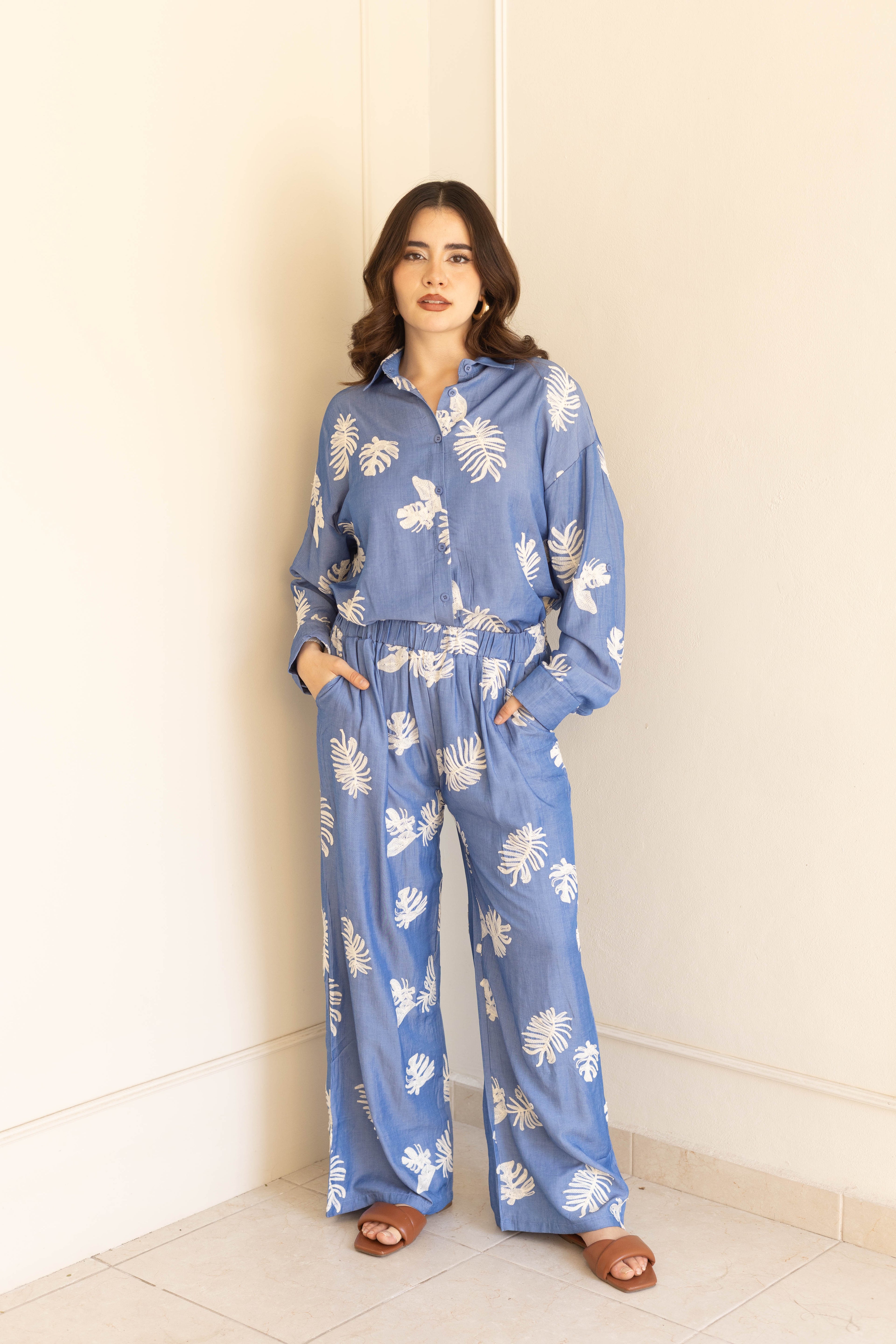 Conjunto 2pz bordado