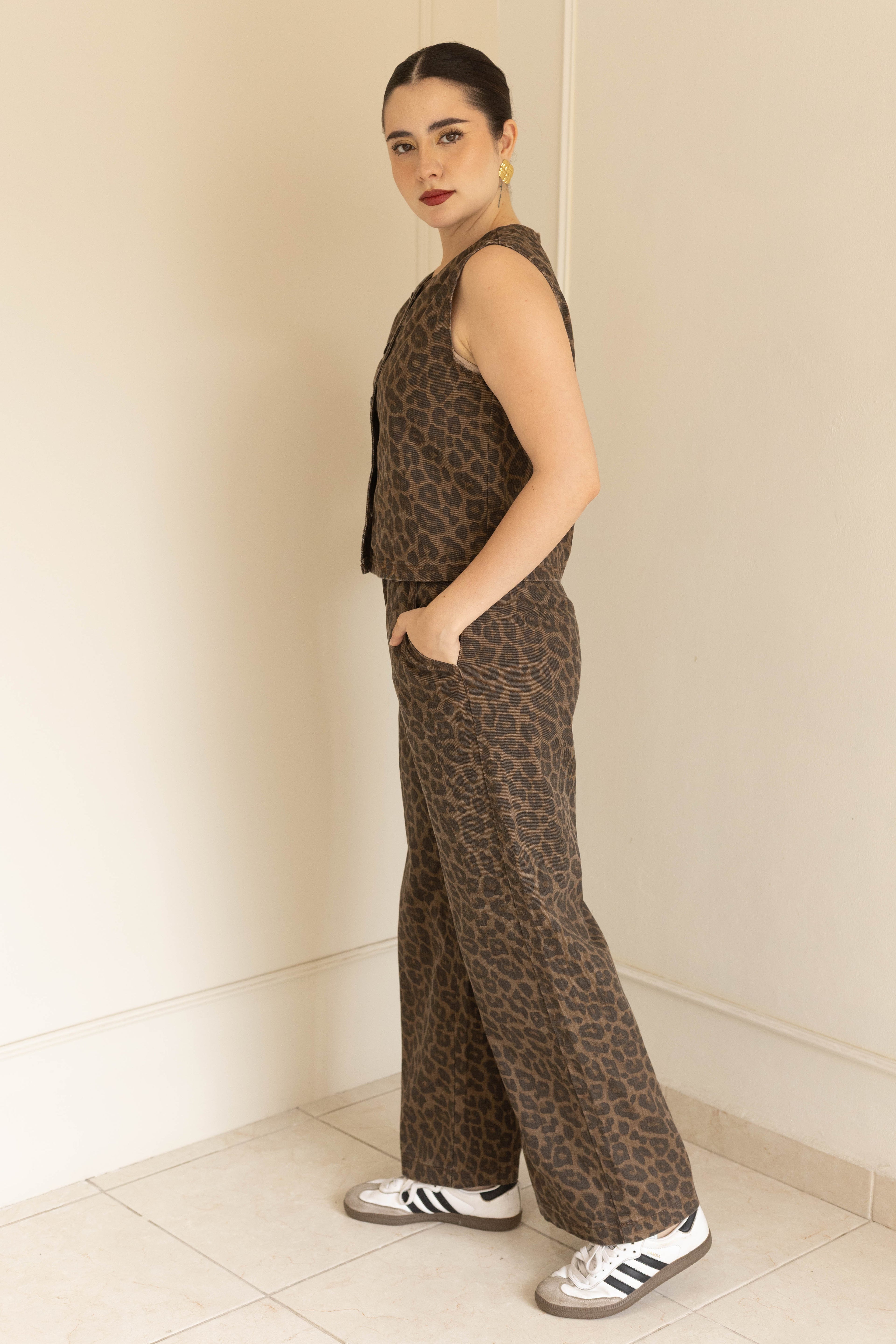 Conjunto 2pz leopardo