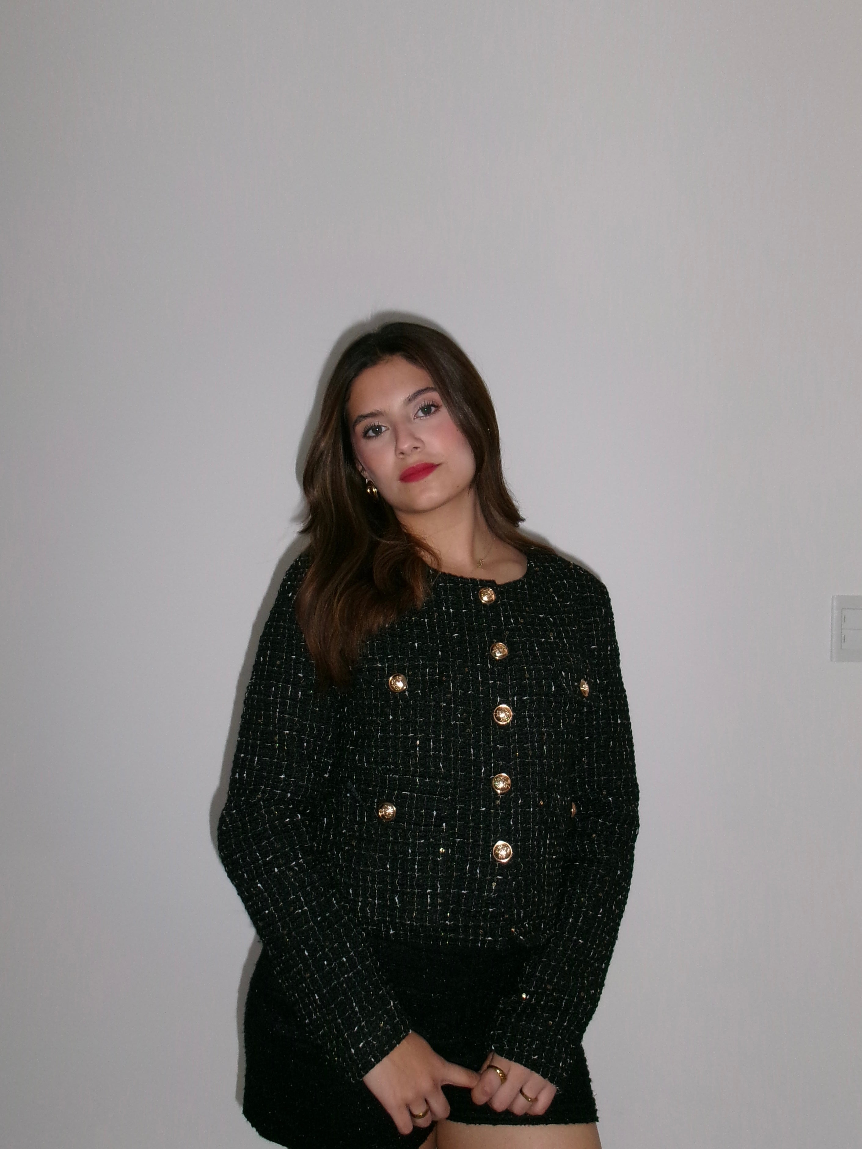 Abrigo de lentejuelas