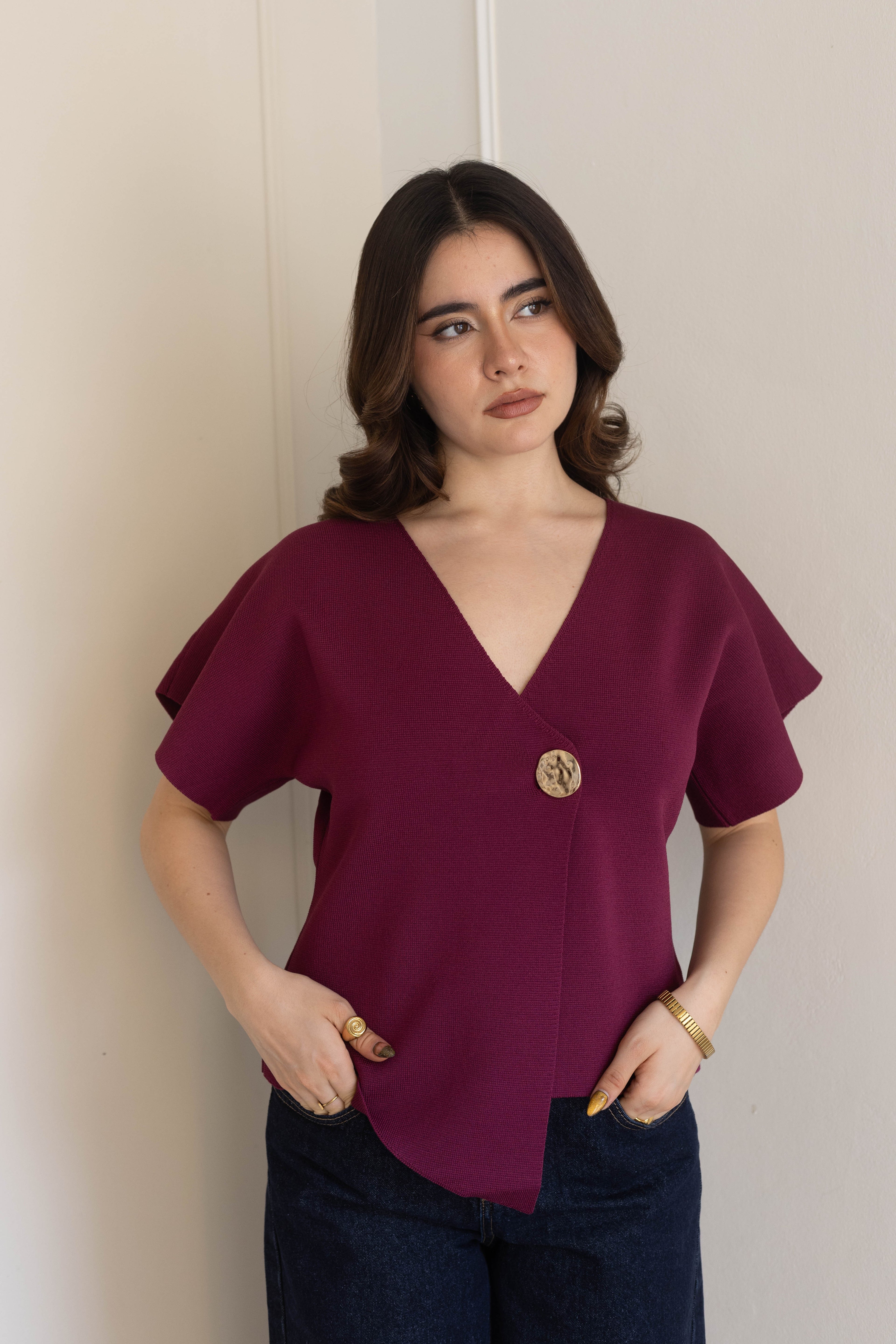 Blusa de tejido