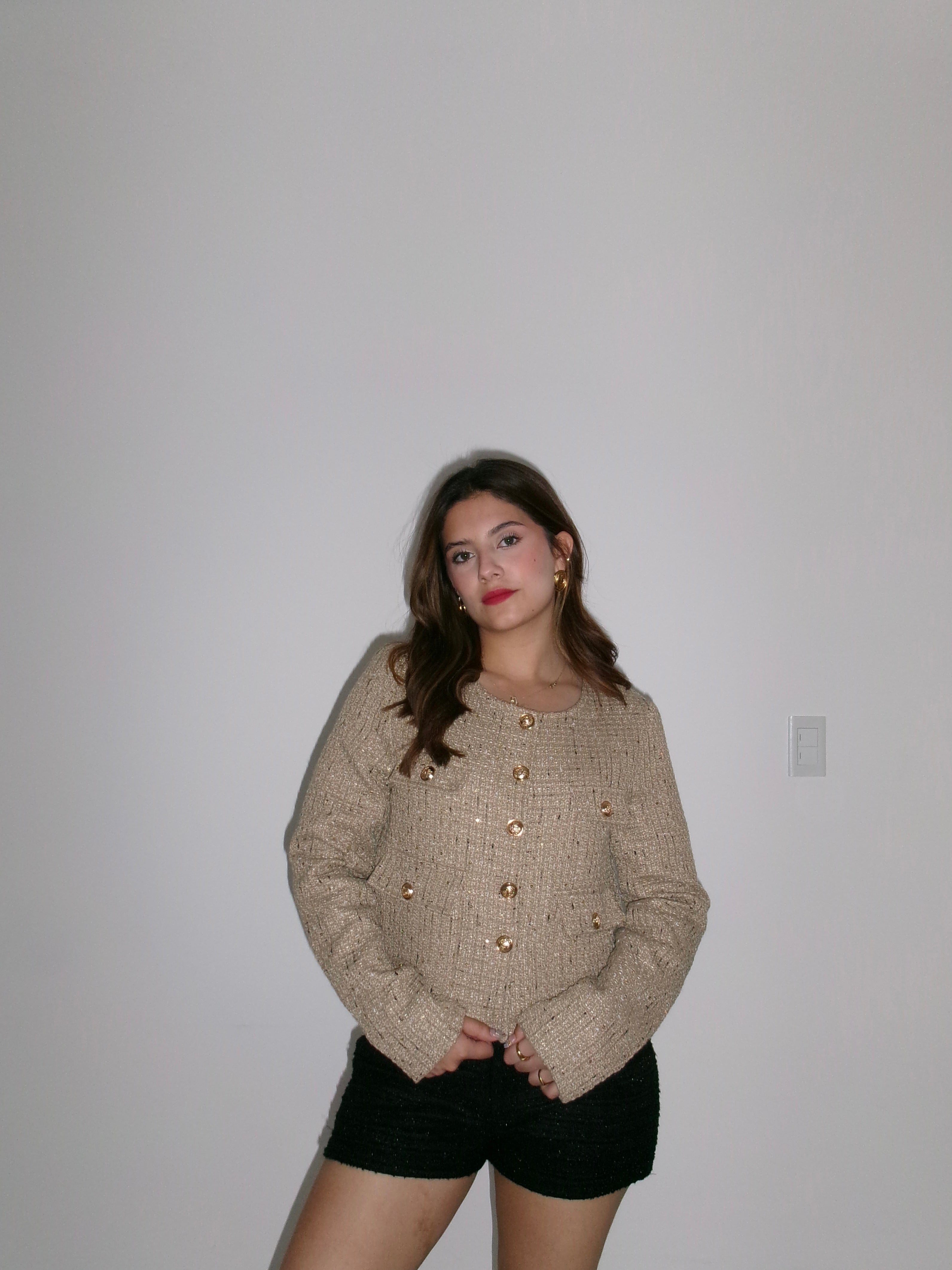 Abrigo de lentejuelas