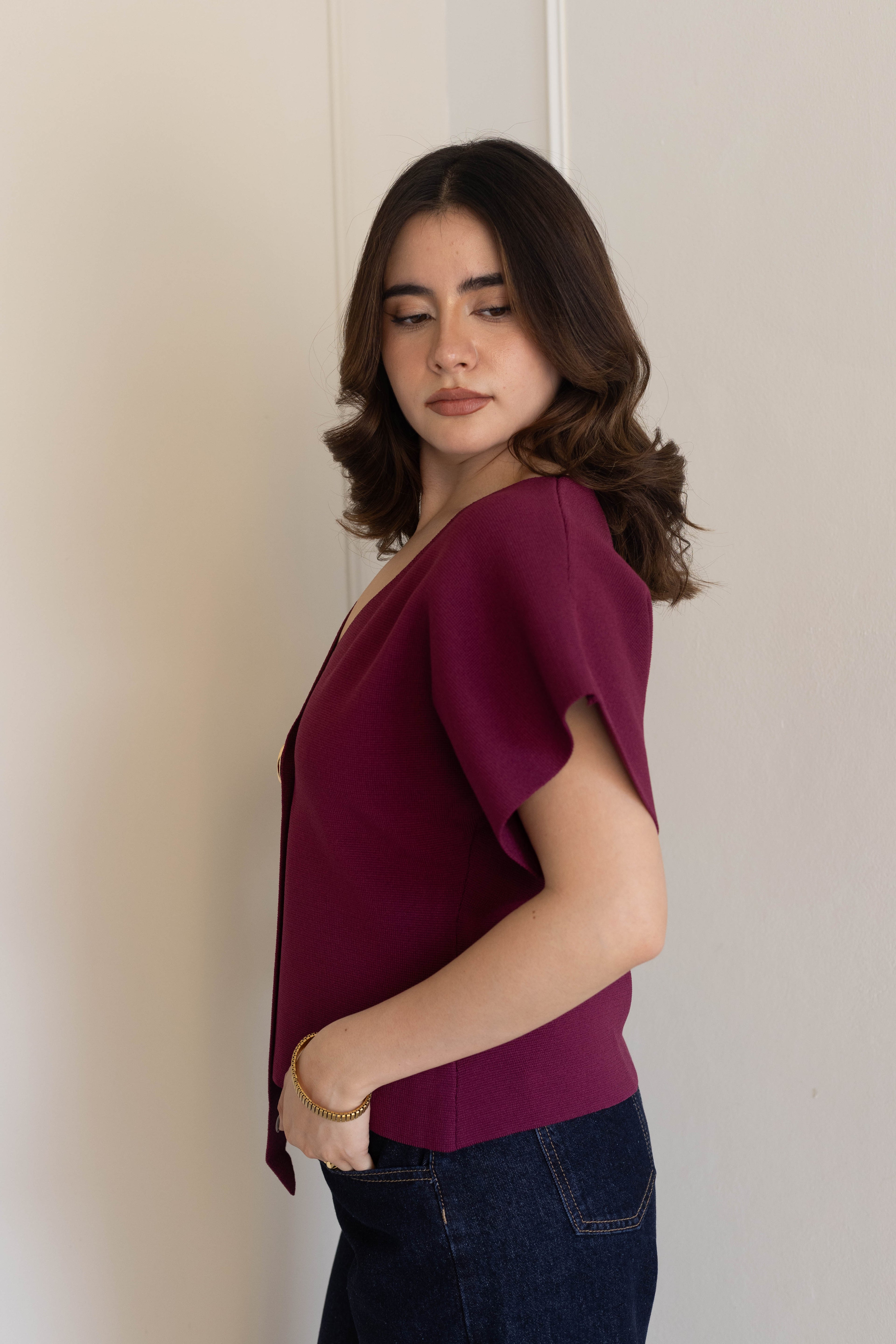 Blusa de tejido