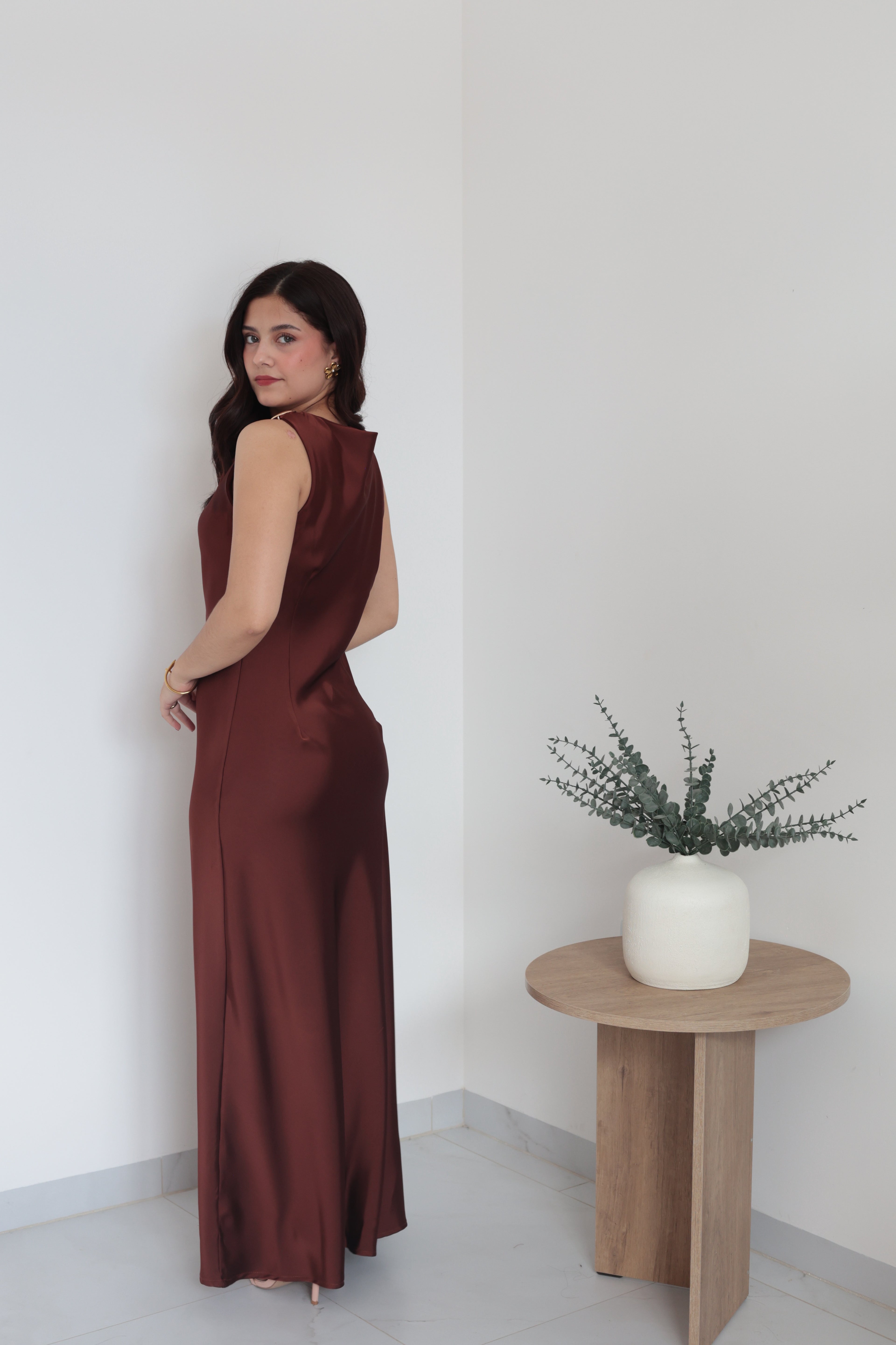 Vestido satín 🤍