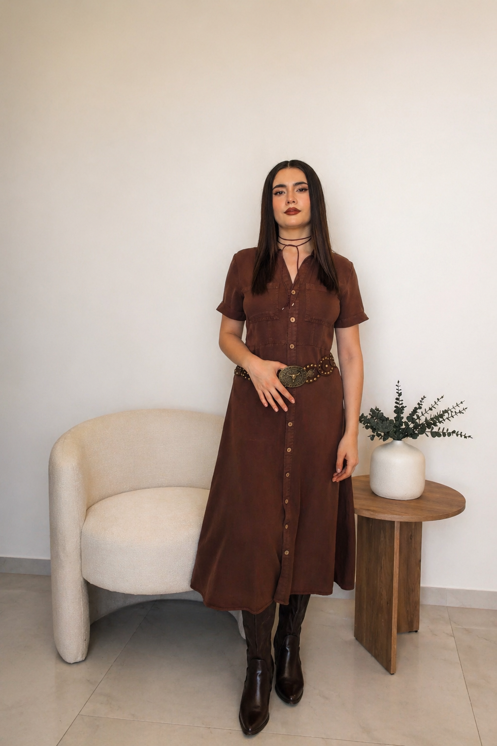 Vestido campero