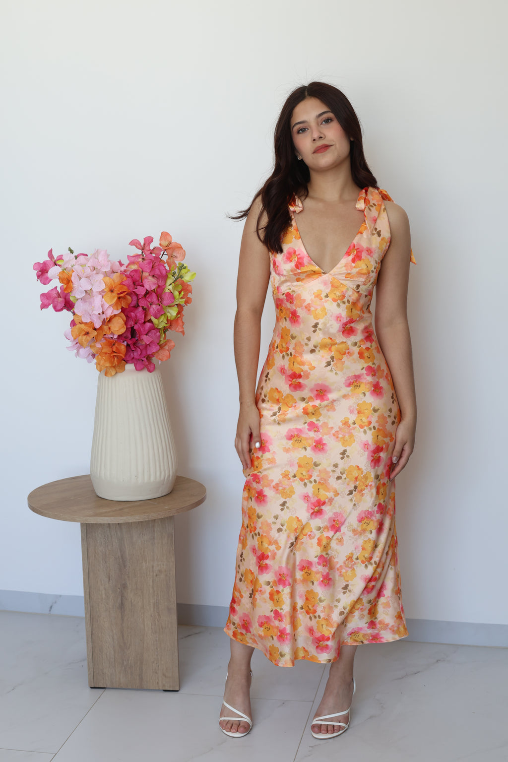 Vestido MIDI CORAL