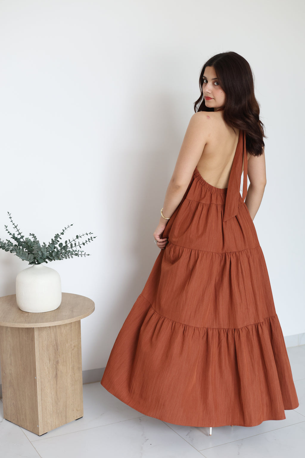 Vestido terracota