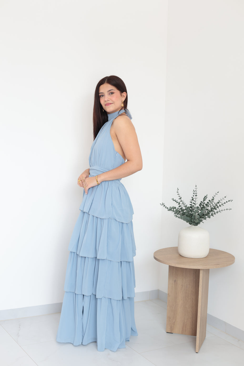 Vestido Celeste