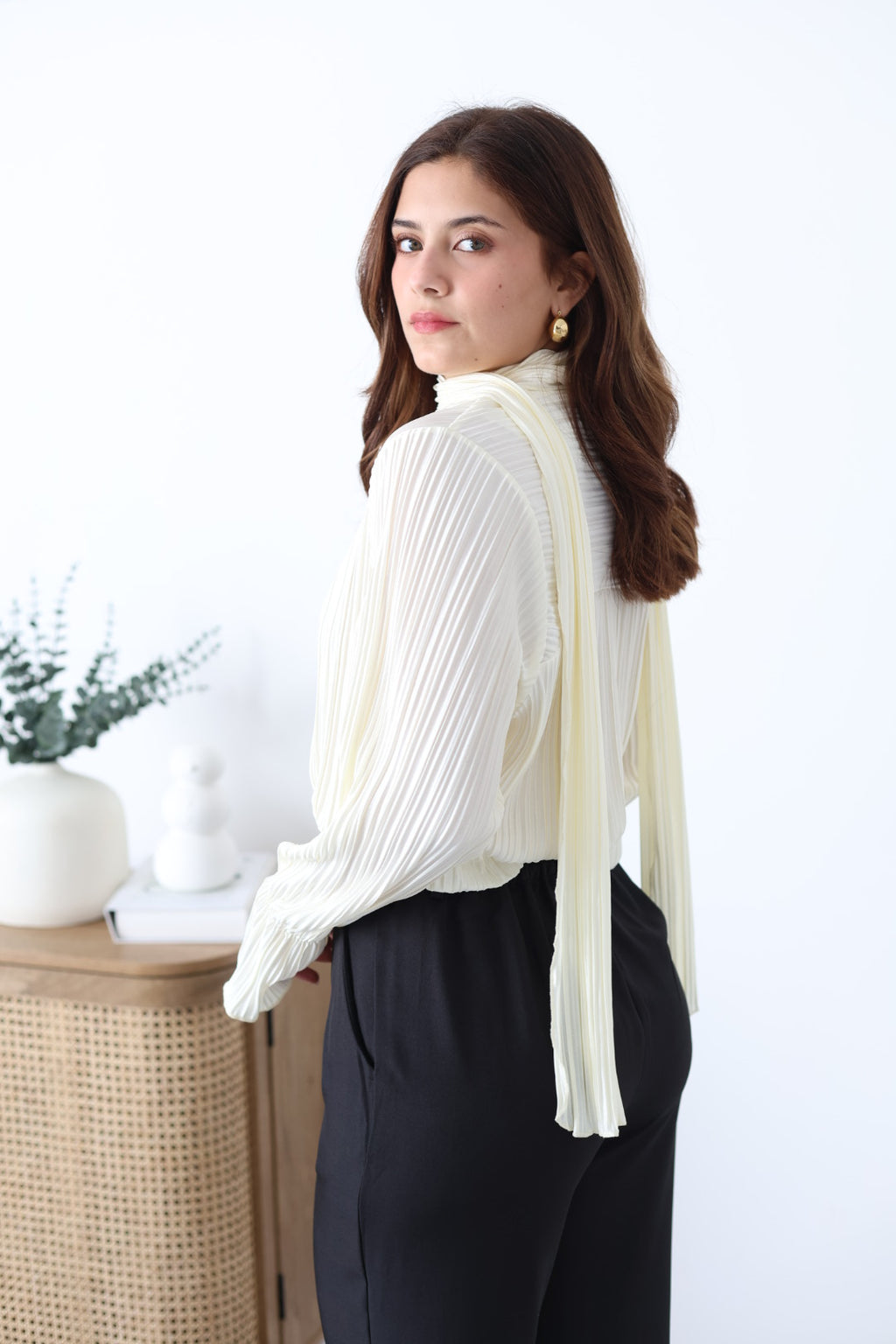 Blusa corbatín