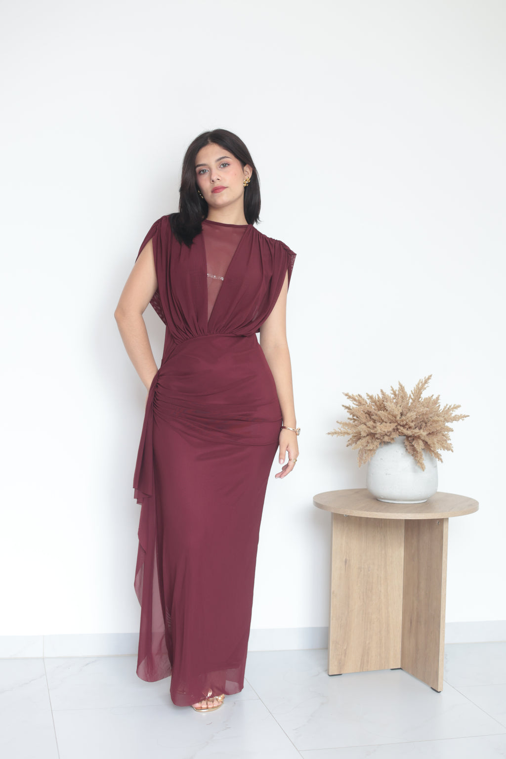 Vestido Merlot