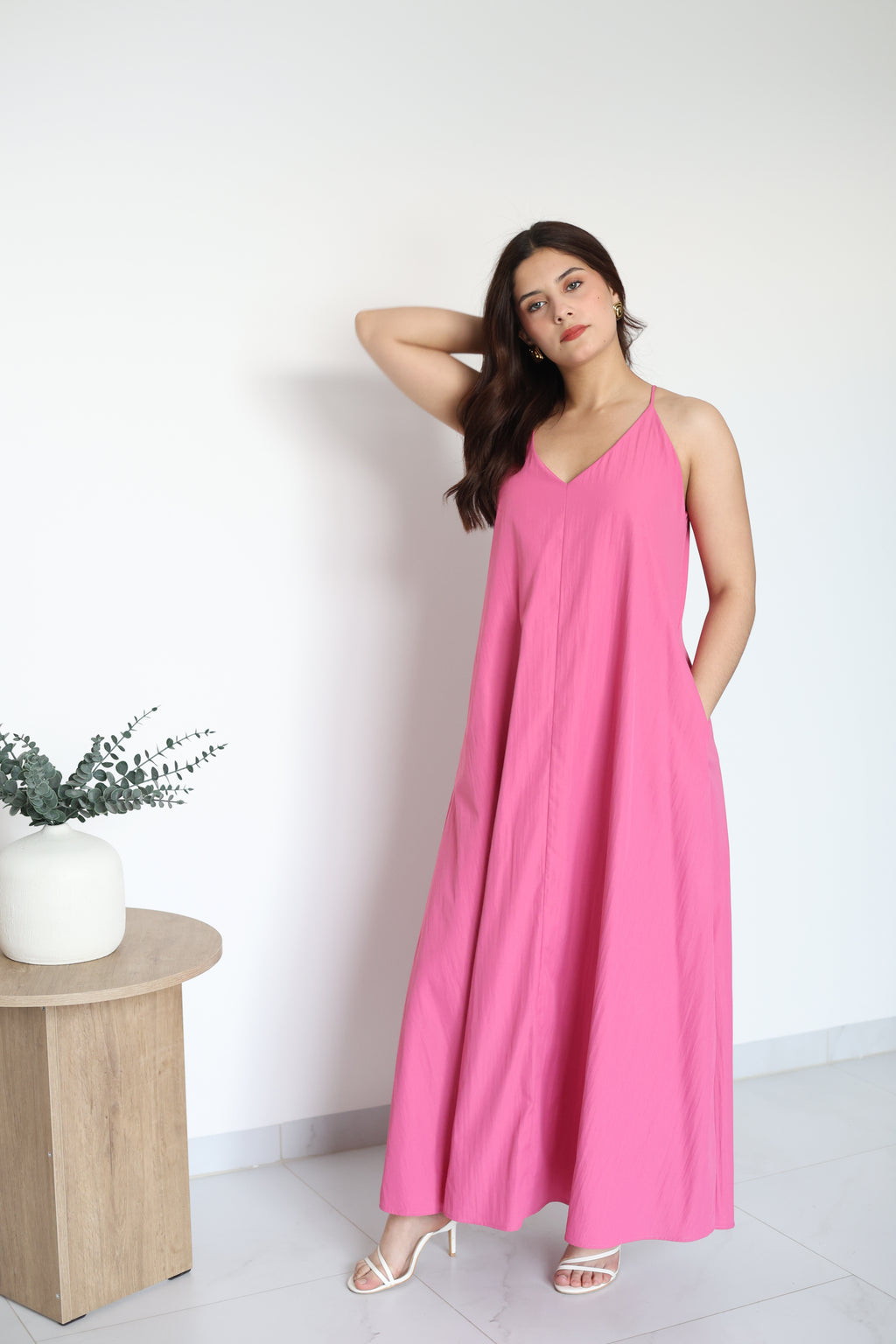 Vestido de tirantes largo