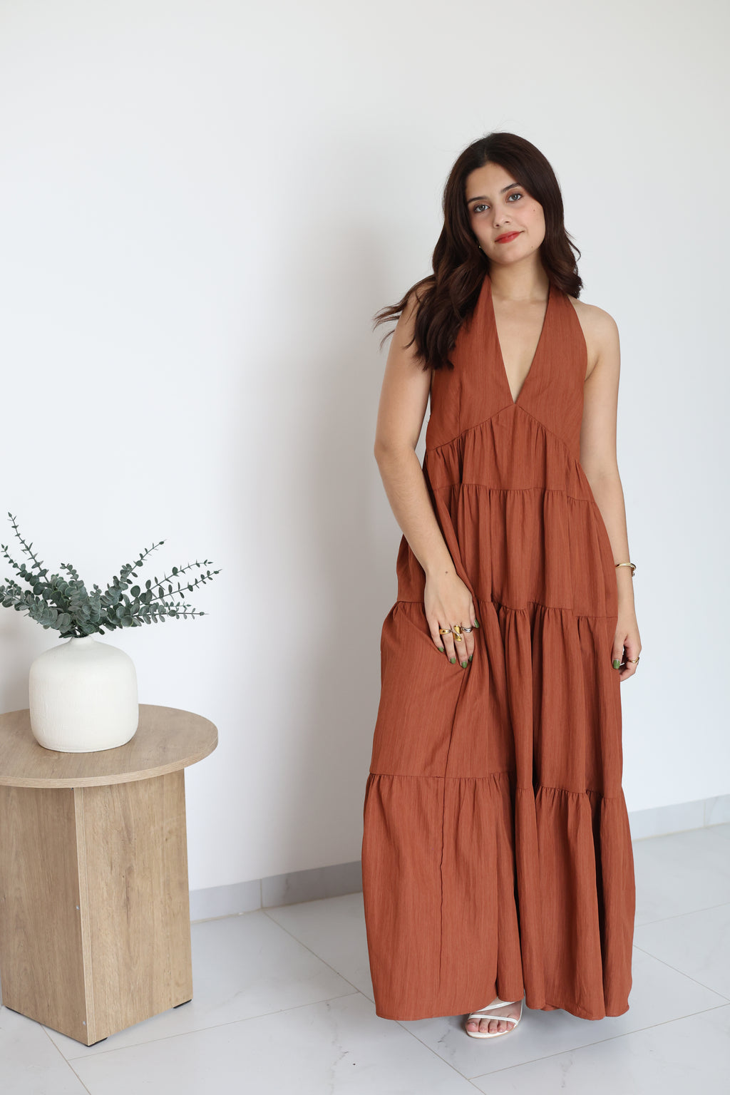 Vestido terracota