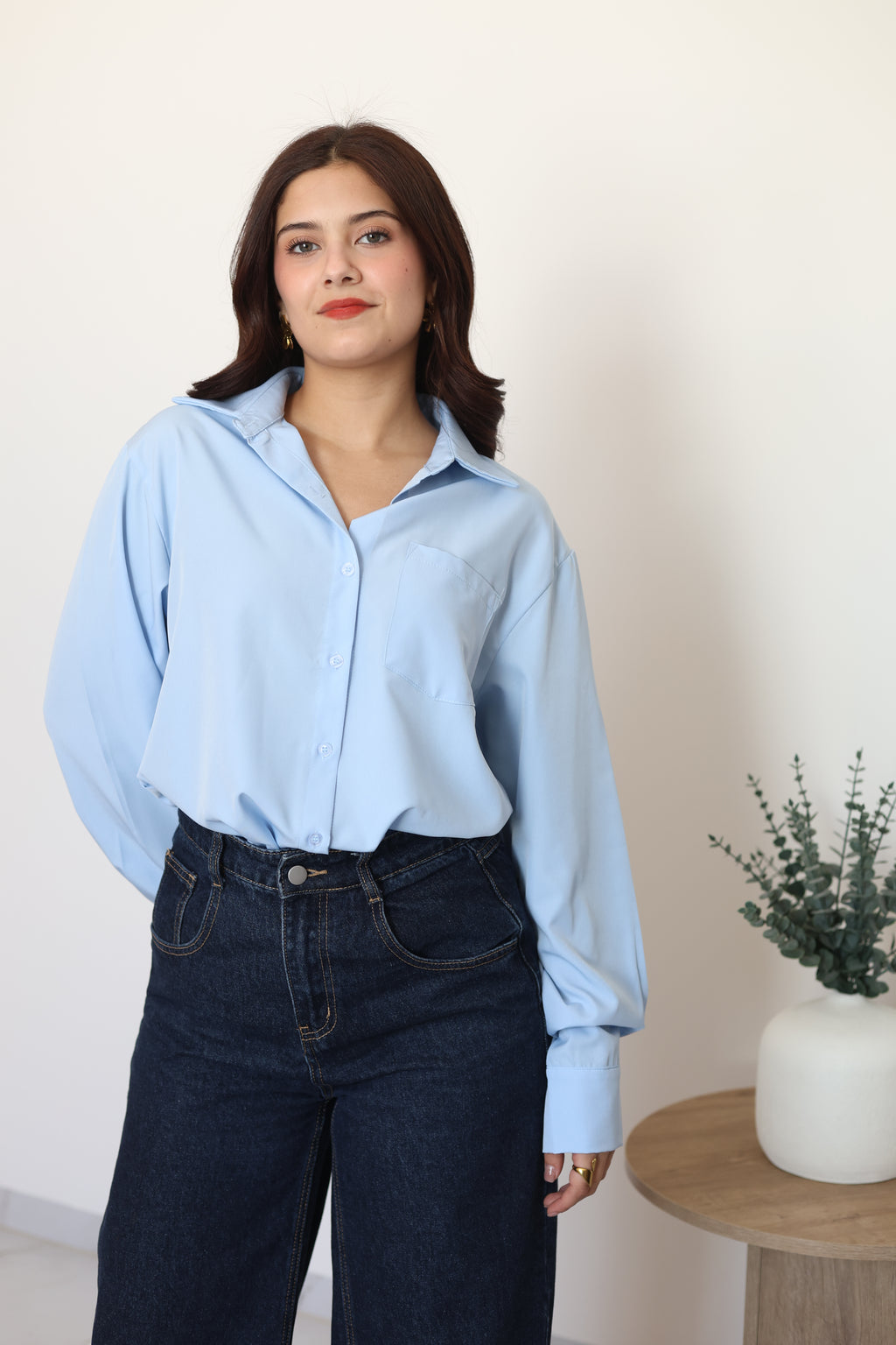 Camisa azul