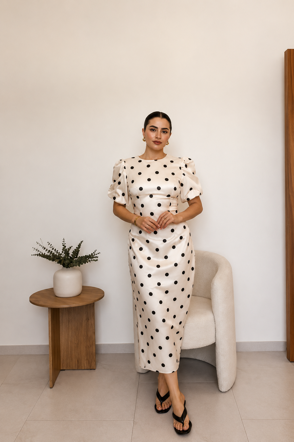 Vestido polka dots