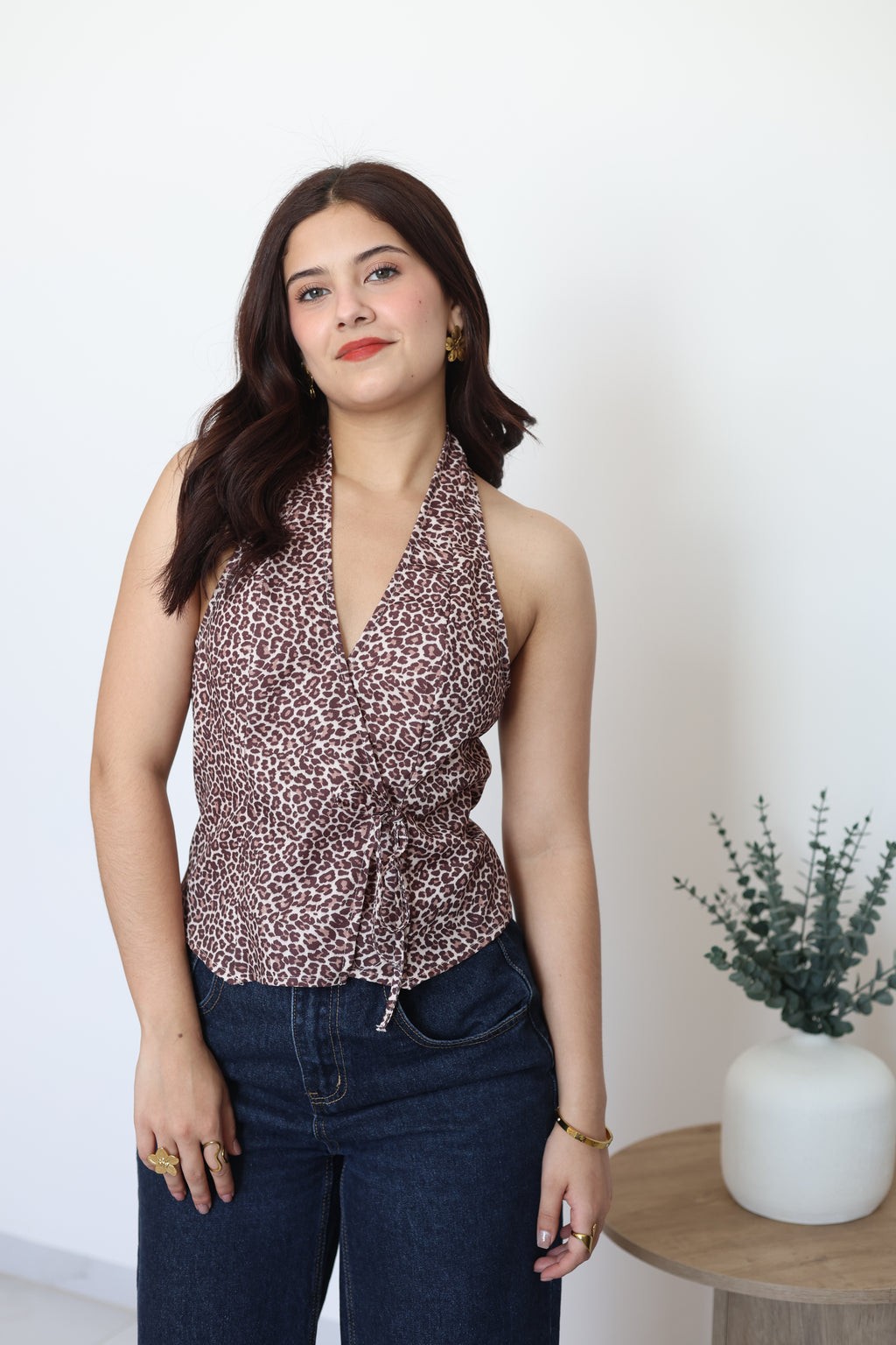 Blusa leopardo