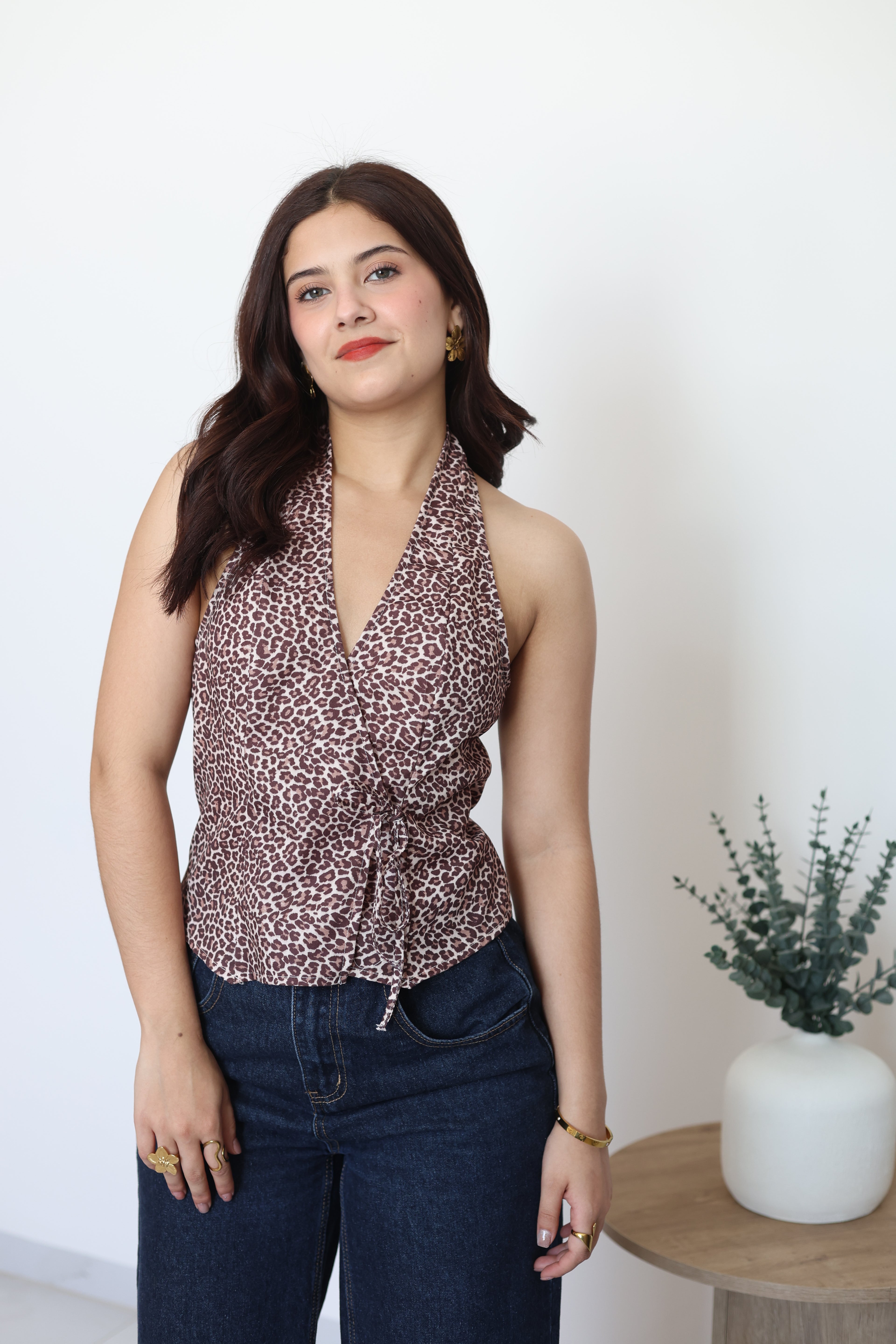 Blusa leopardo