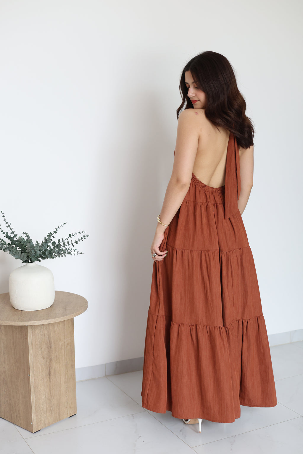 Vestido terracota