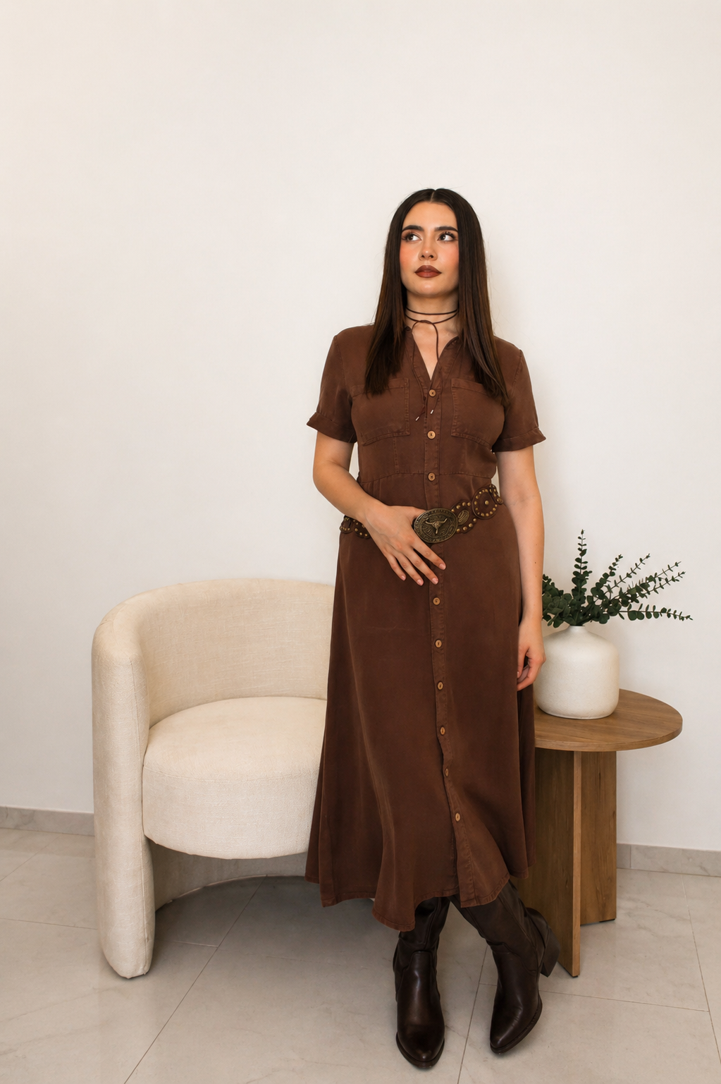 Vestido campero