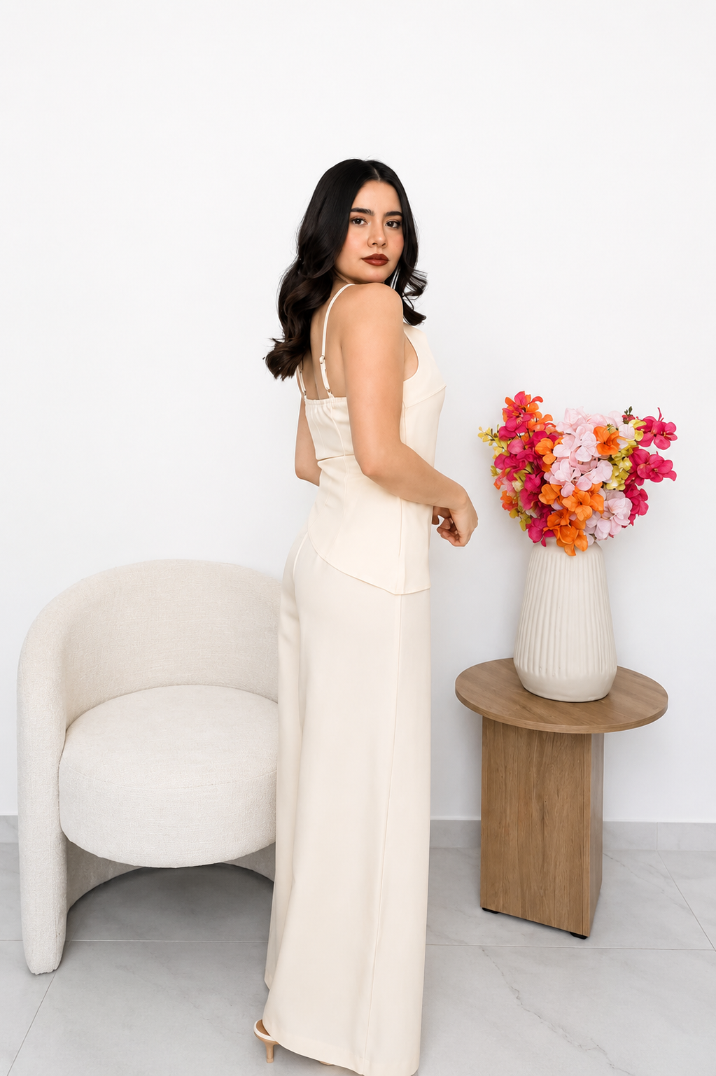 Set 2pz beige