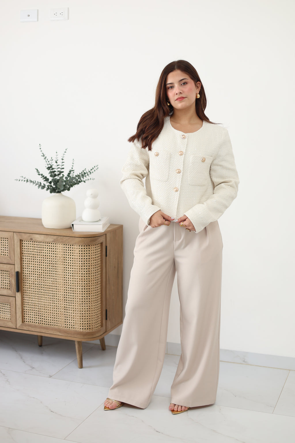 Abrigo de lentejuelas