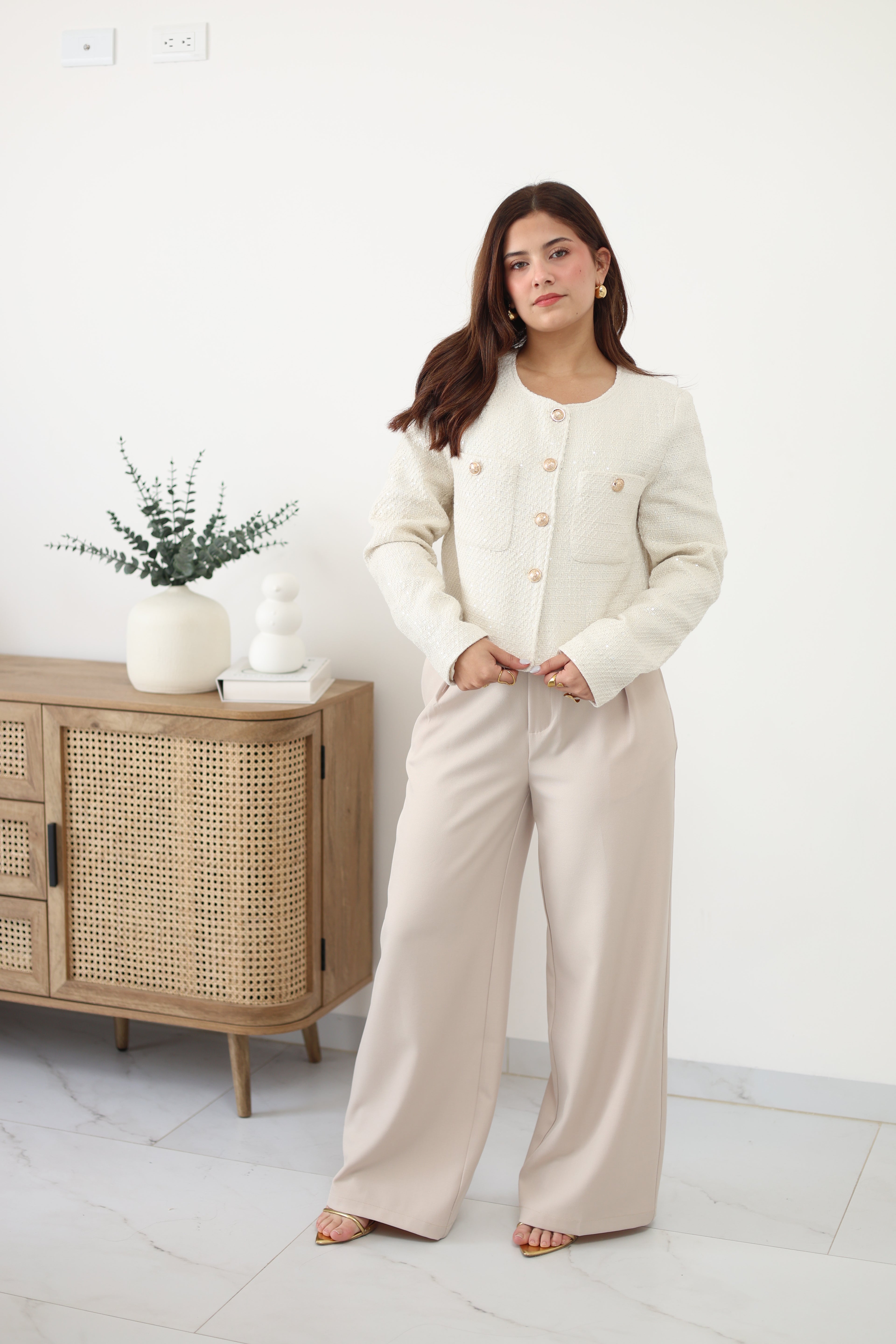 Abrigo de lentejuelas