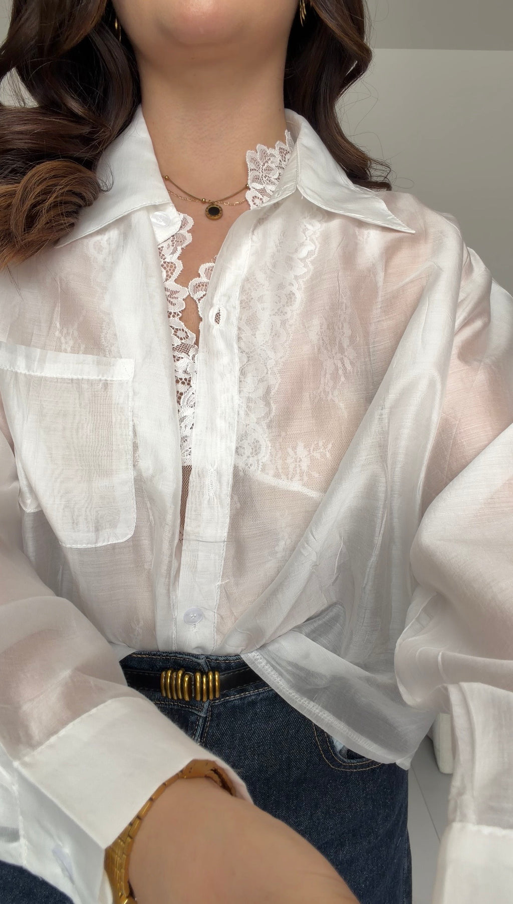 Camisa con bralett