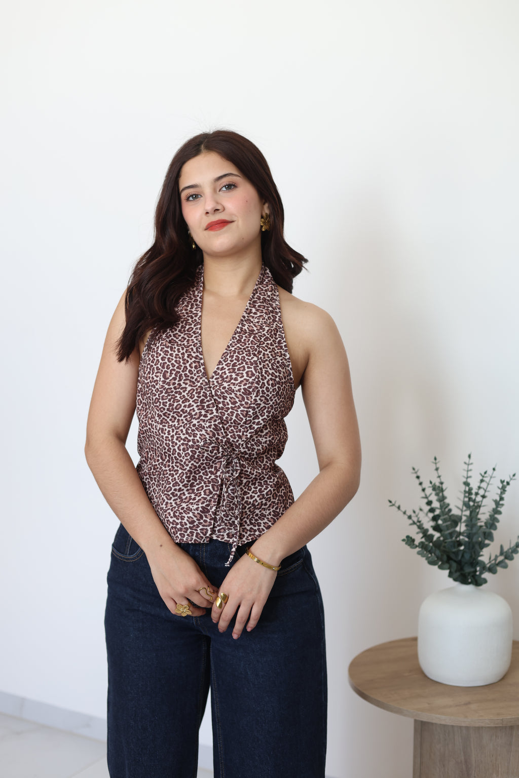 Blusa leopardo