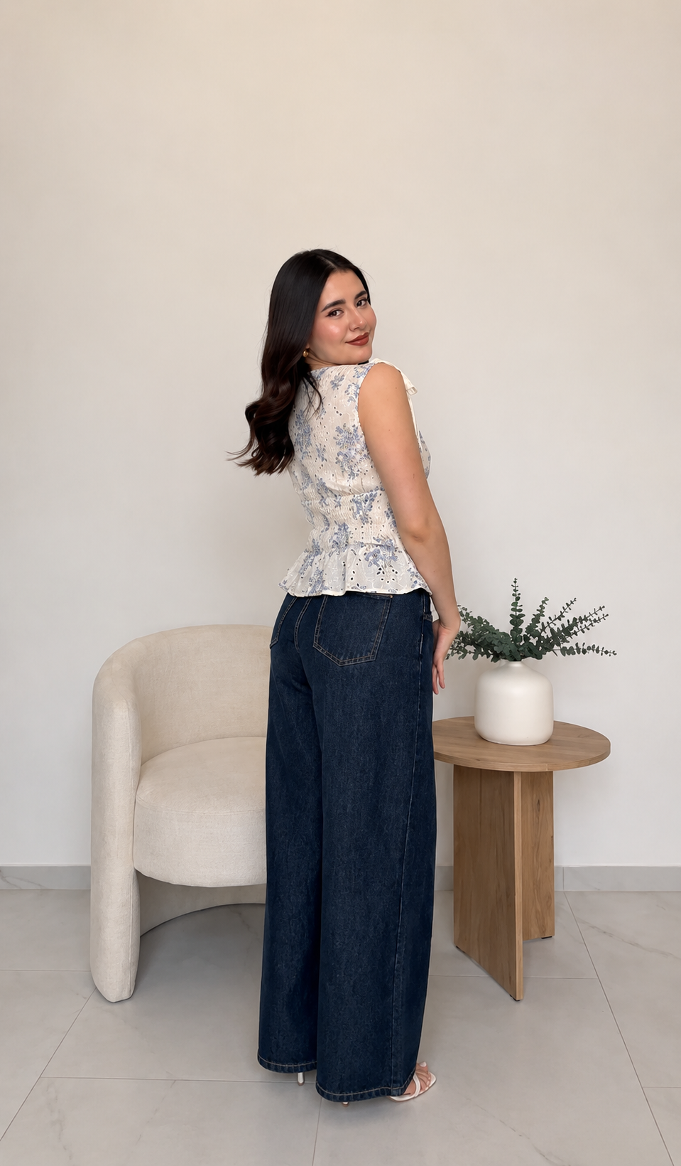 Blusa estampado floral