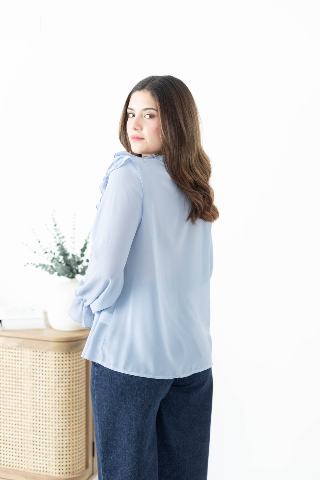 Blusa de olanes