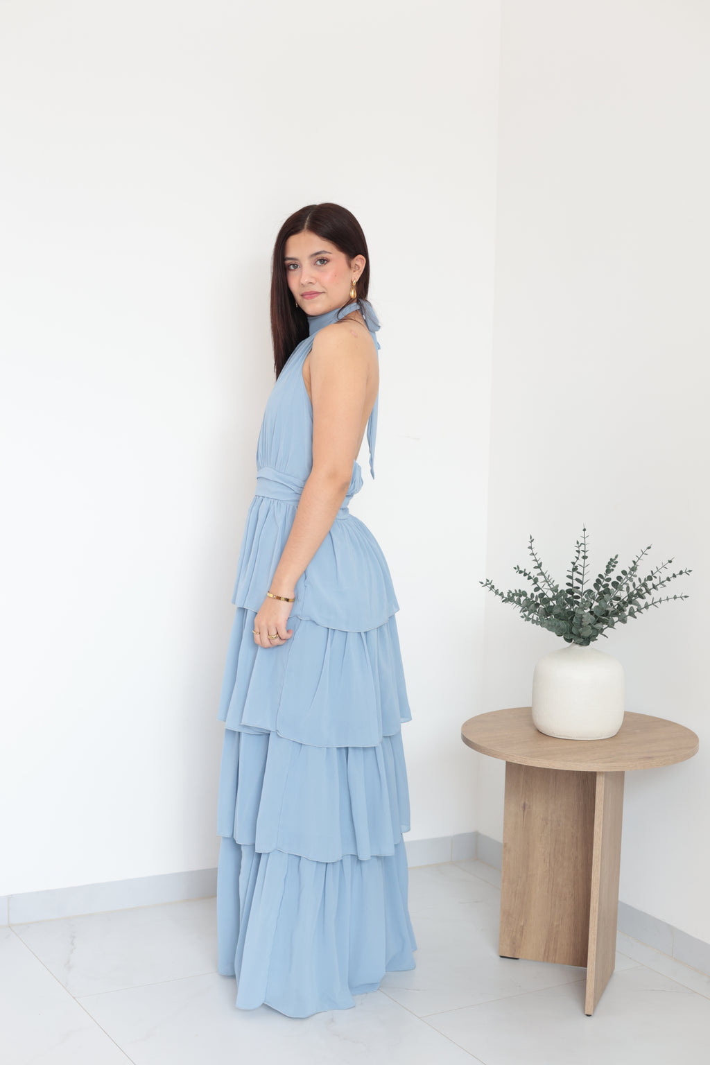 Vestido Celeste
