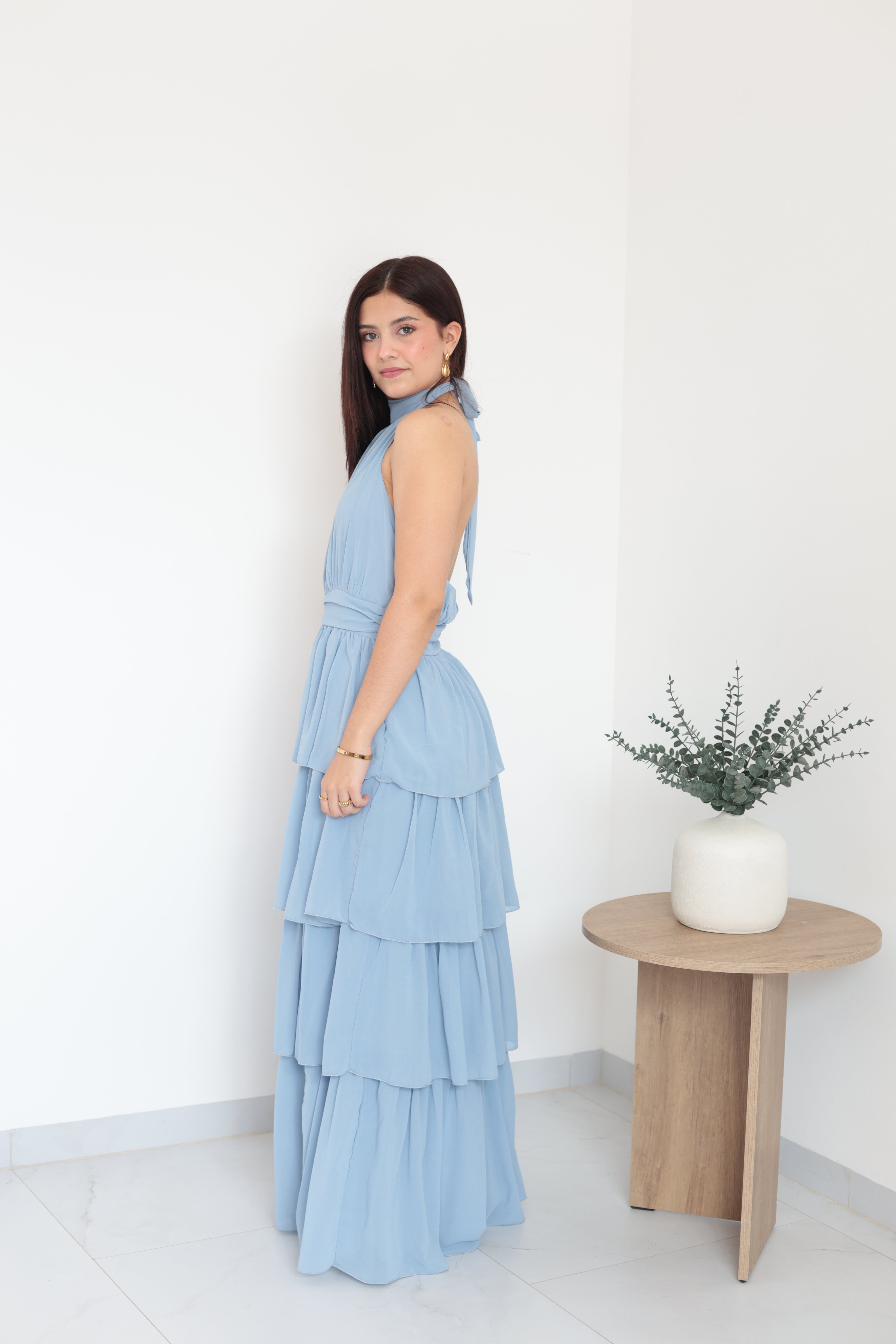 Vestido Celeste