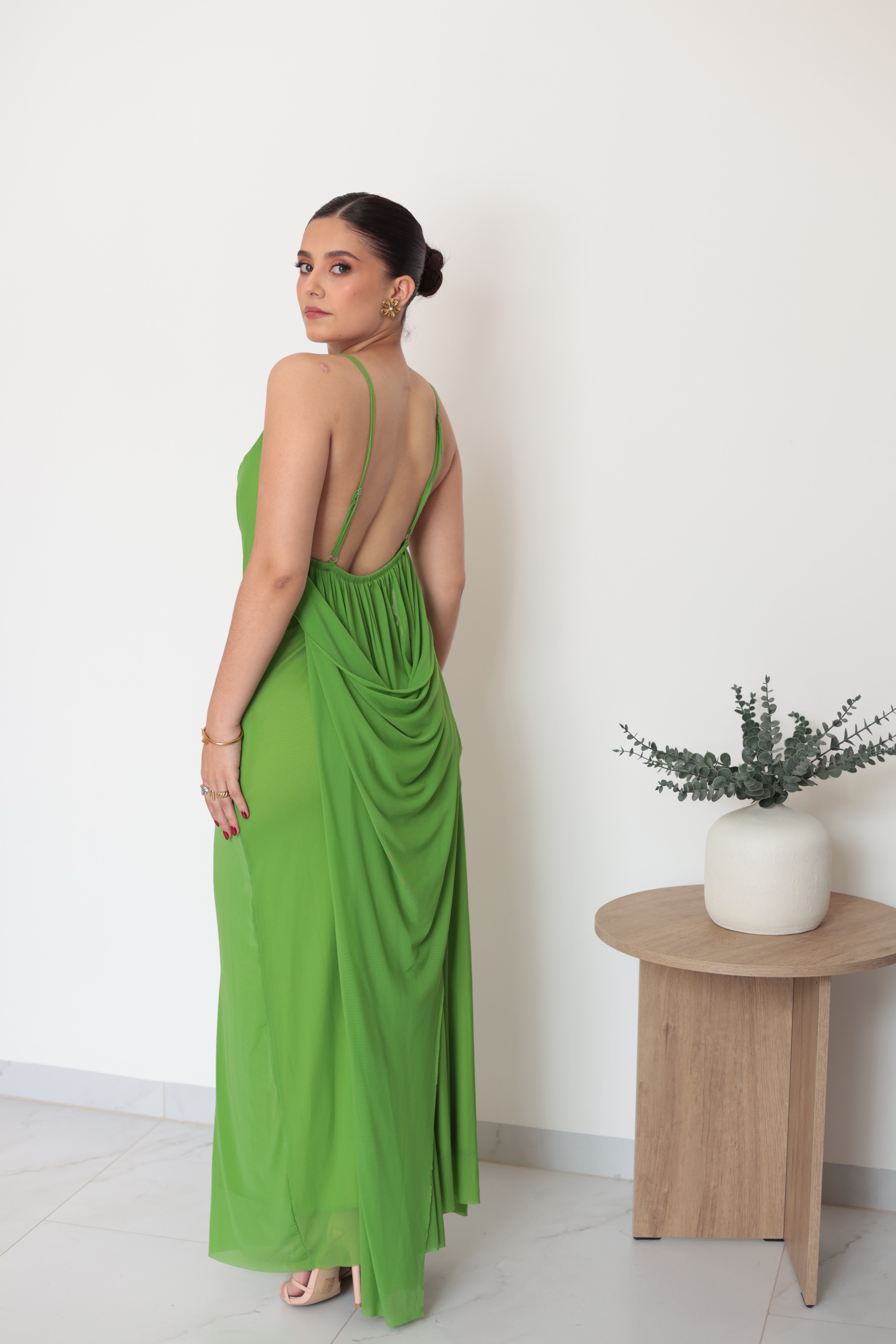 Vestido Verde Atelier