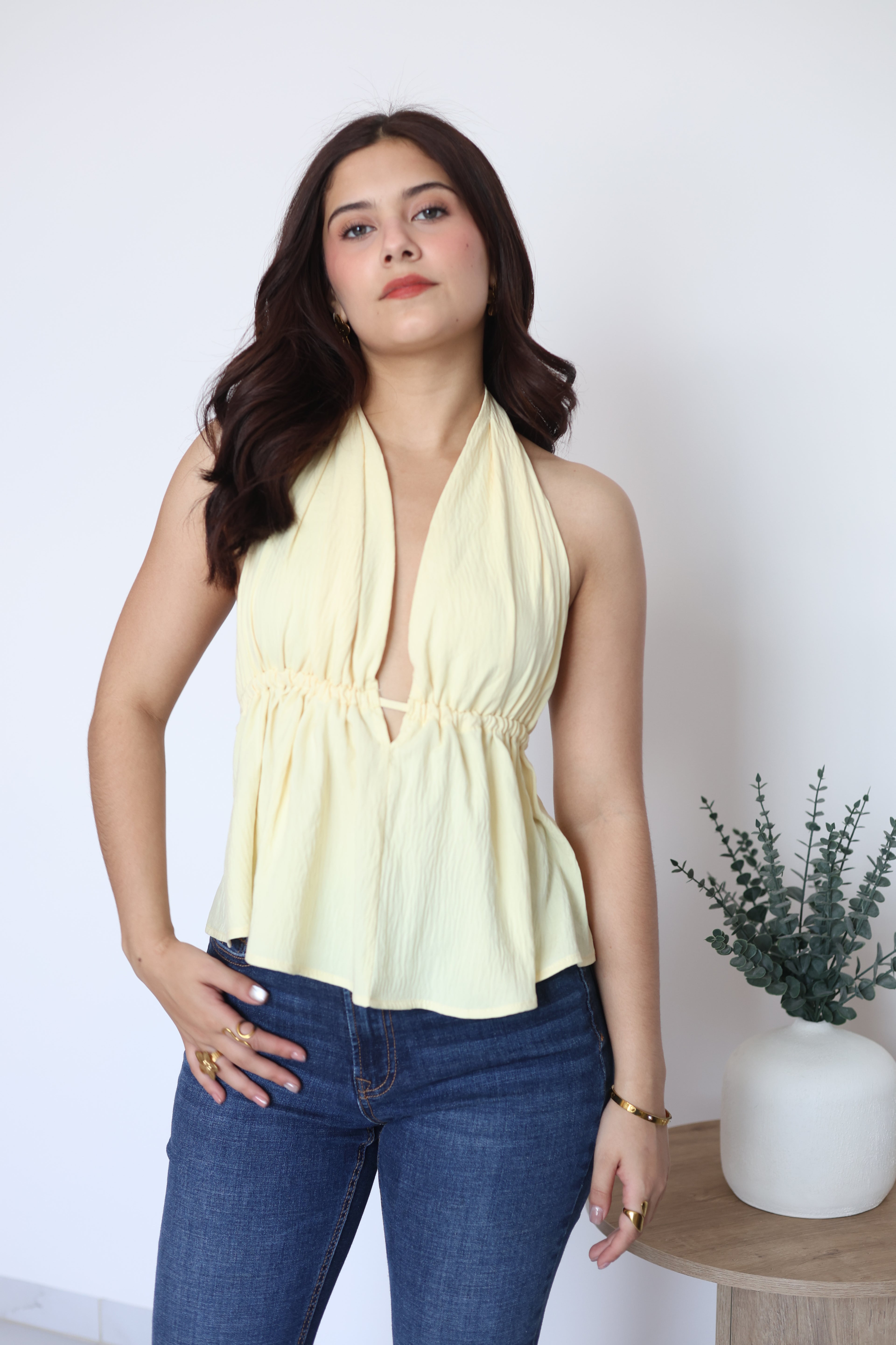 Blusa halter