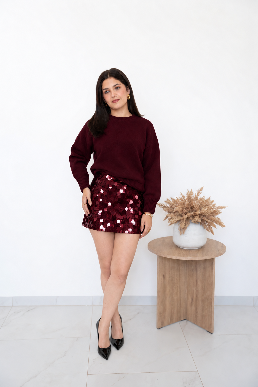 Falda de lentejuela