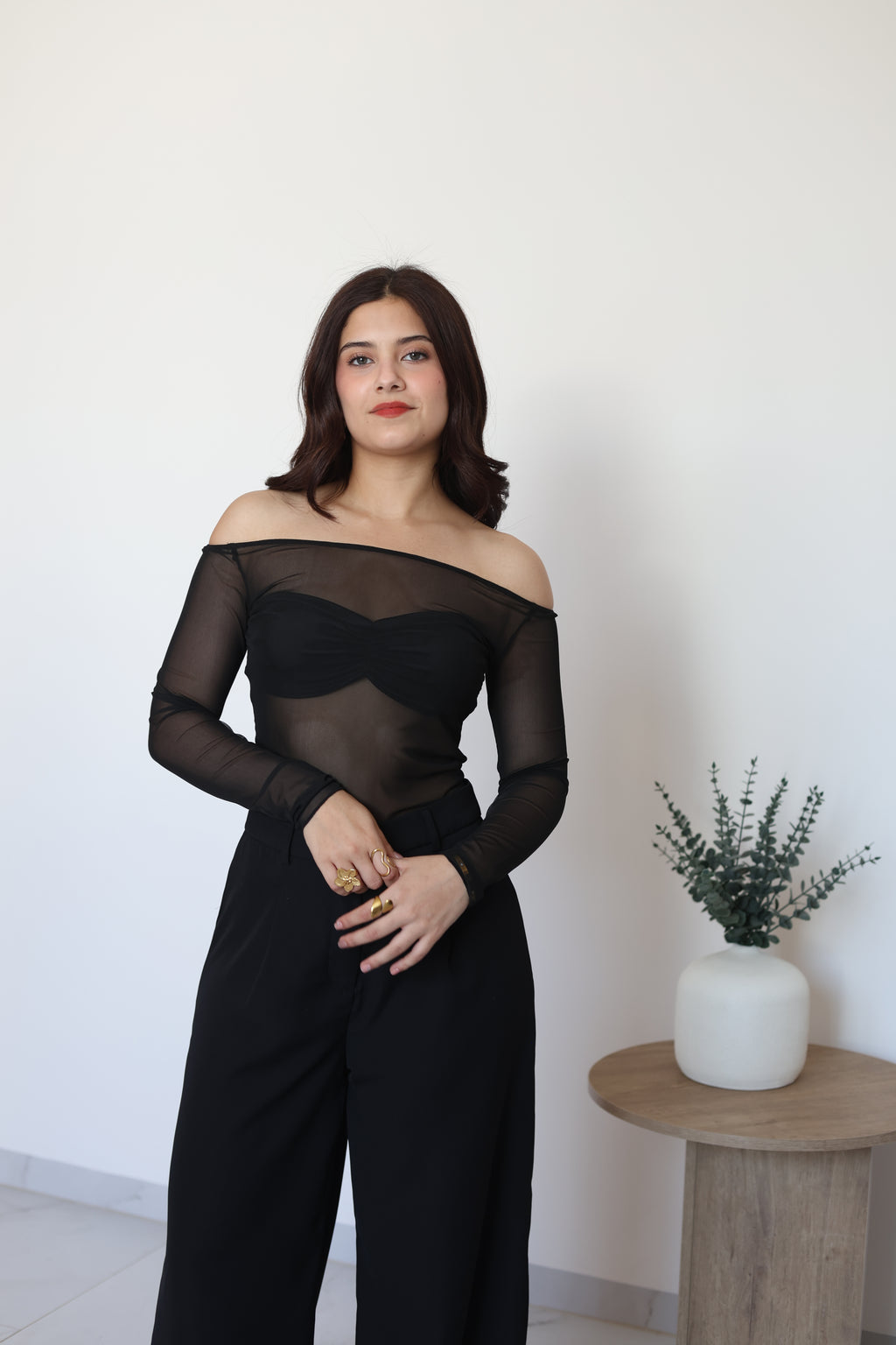Blusa manga larga