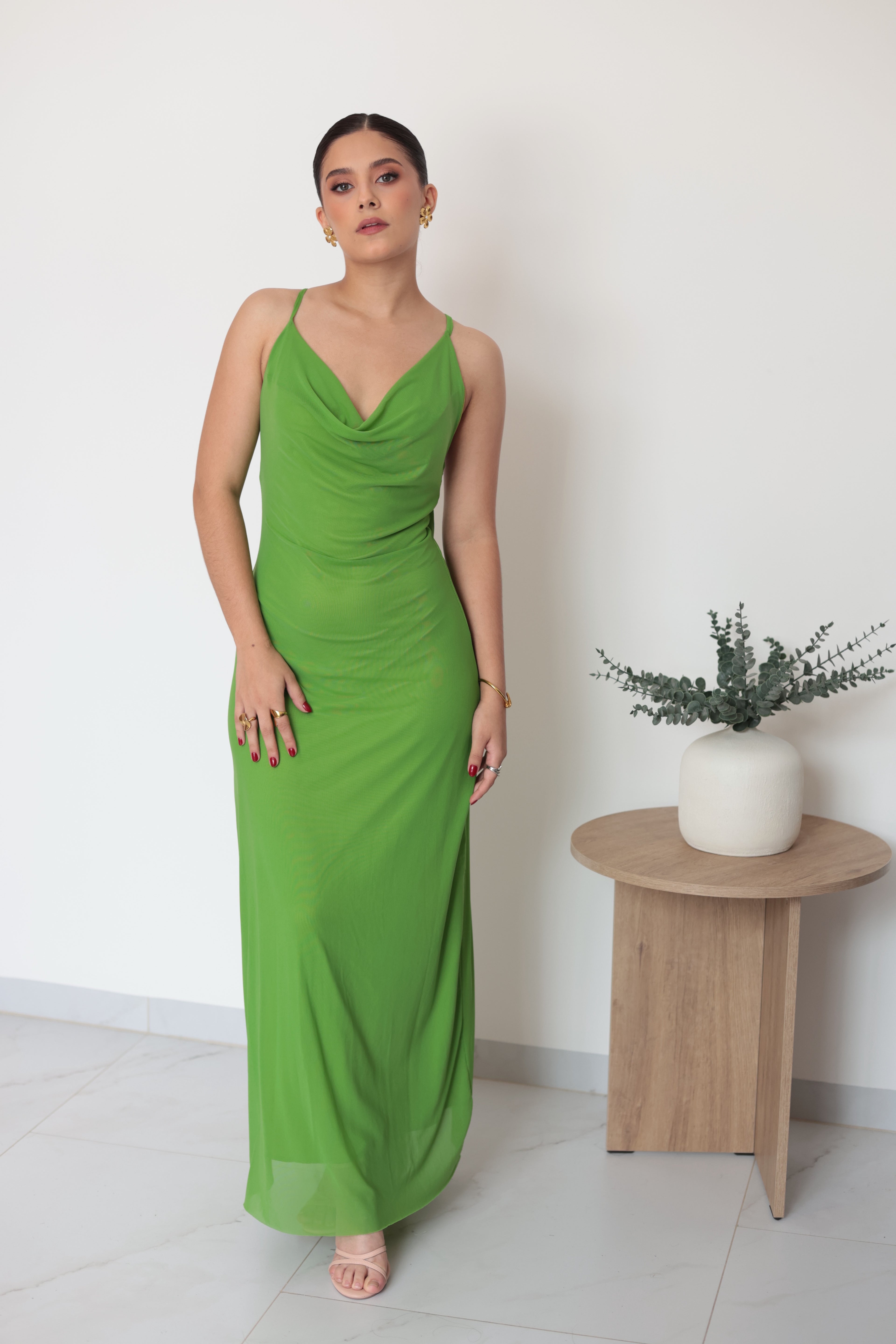 Vestido Verde Atelier