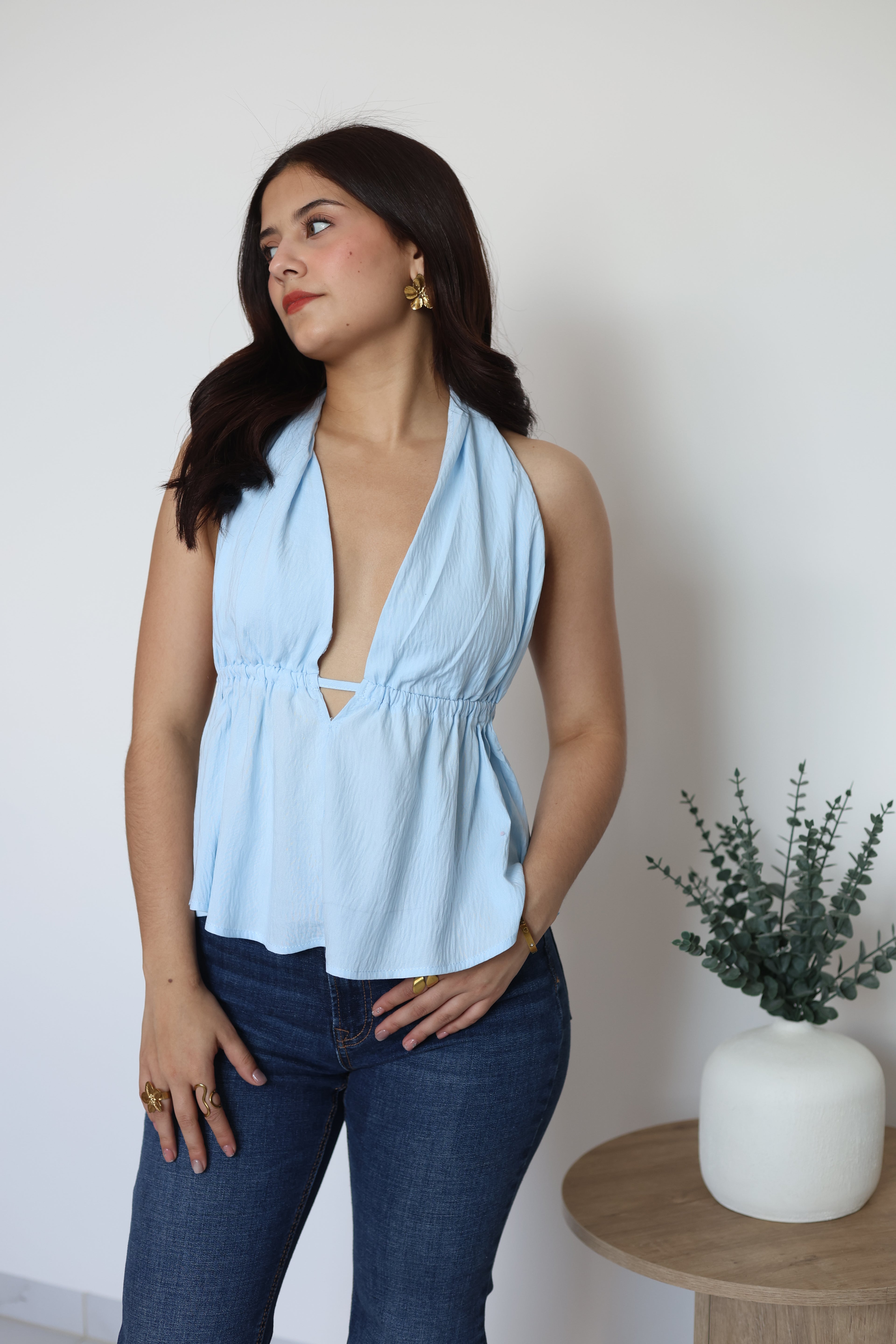 Blusa halter