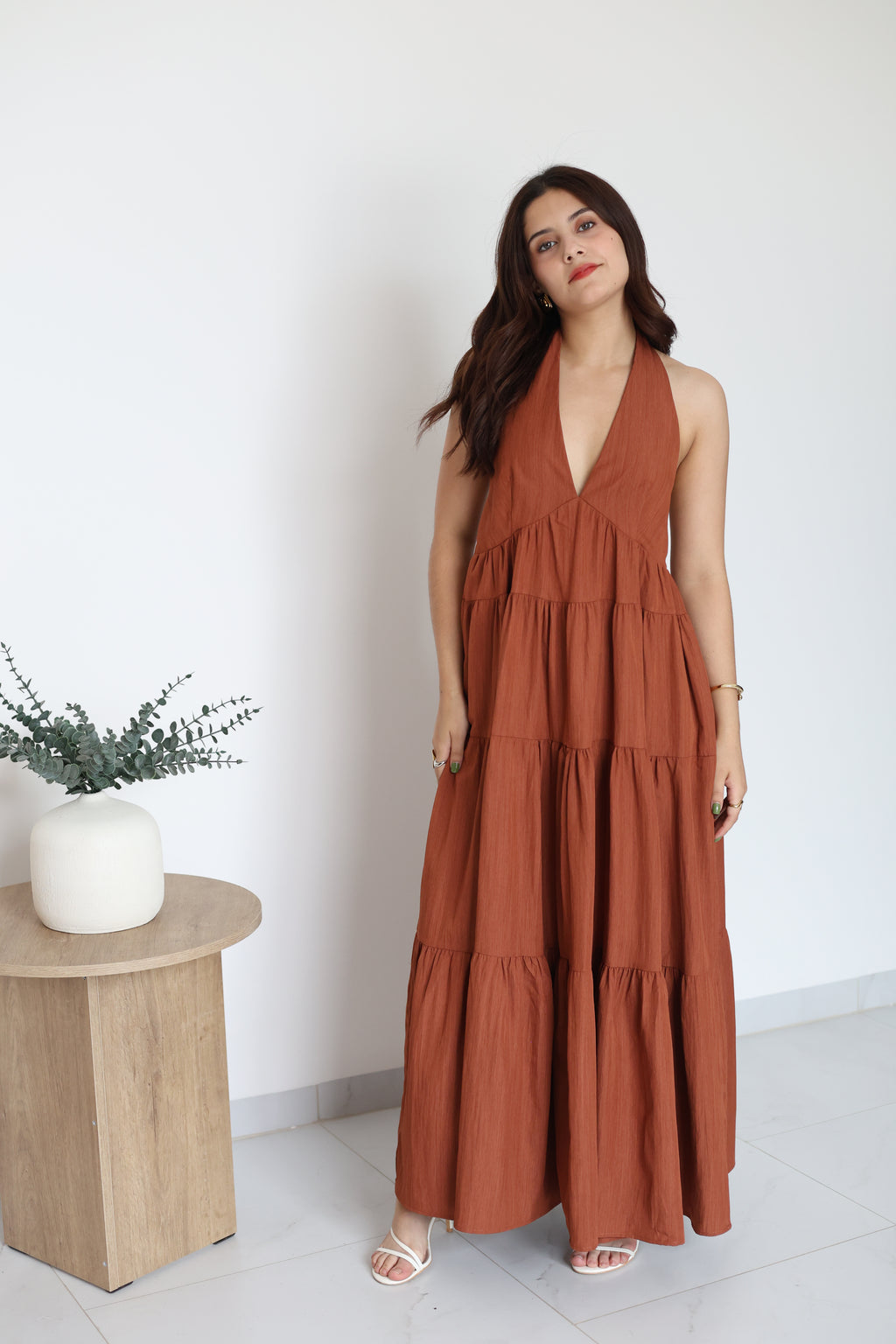 Vestido terracota