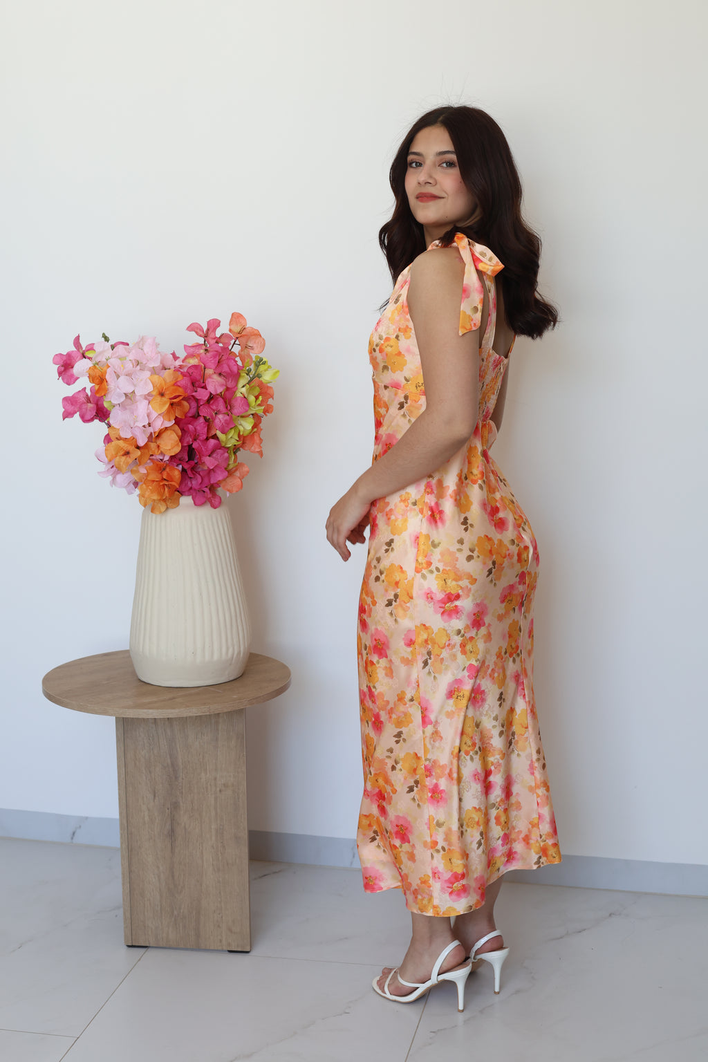 Vestido MIDI CORAL
