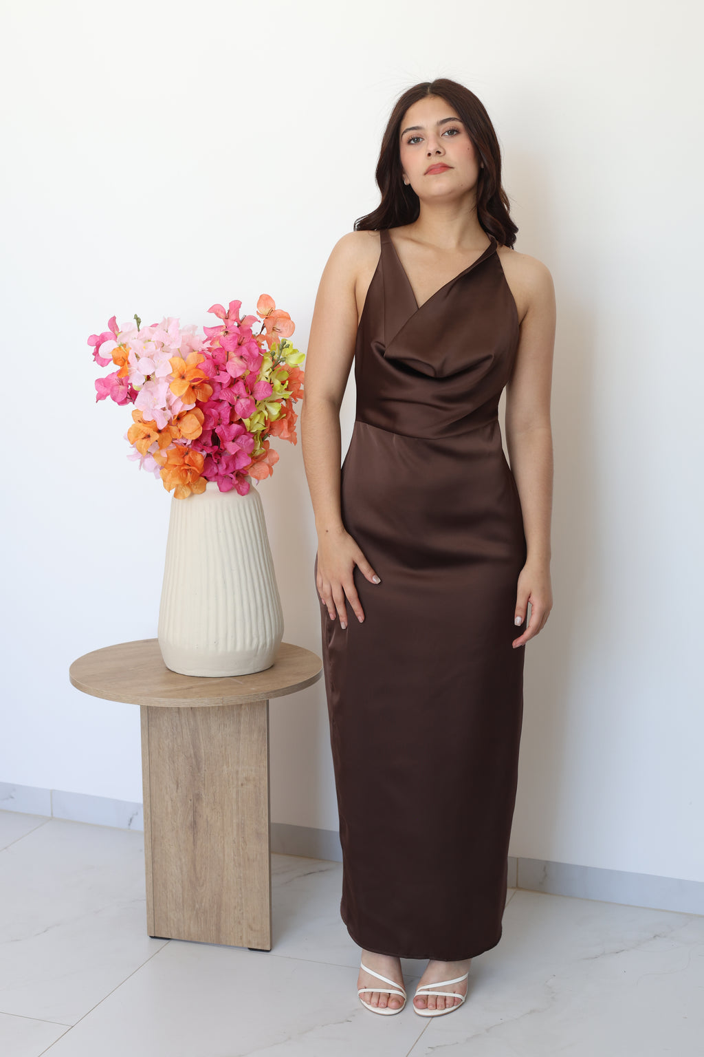 Vestido satin