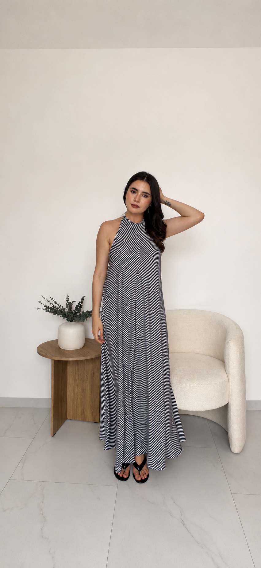 Vestido de rayas