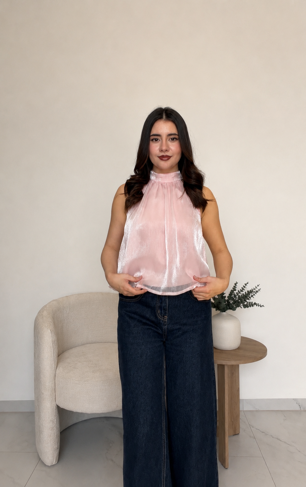 Blusa rosa
