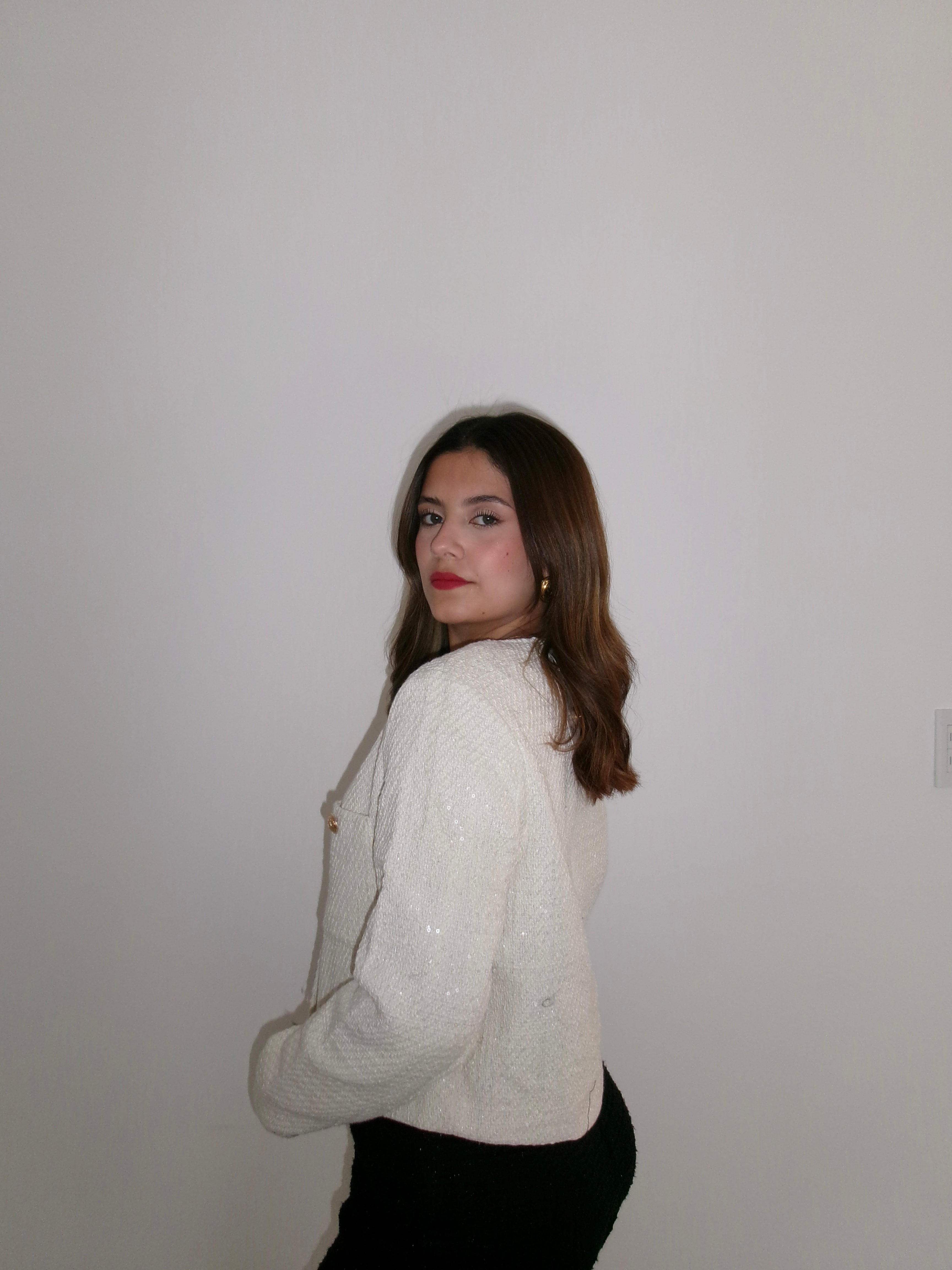 Abrigo de lentejuelas