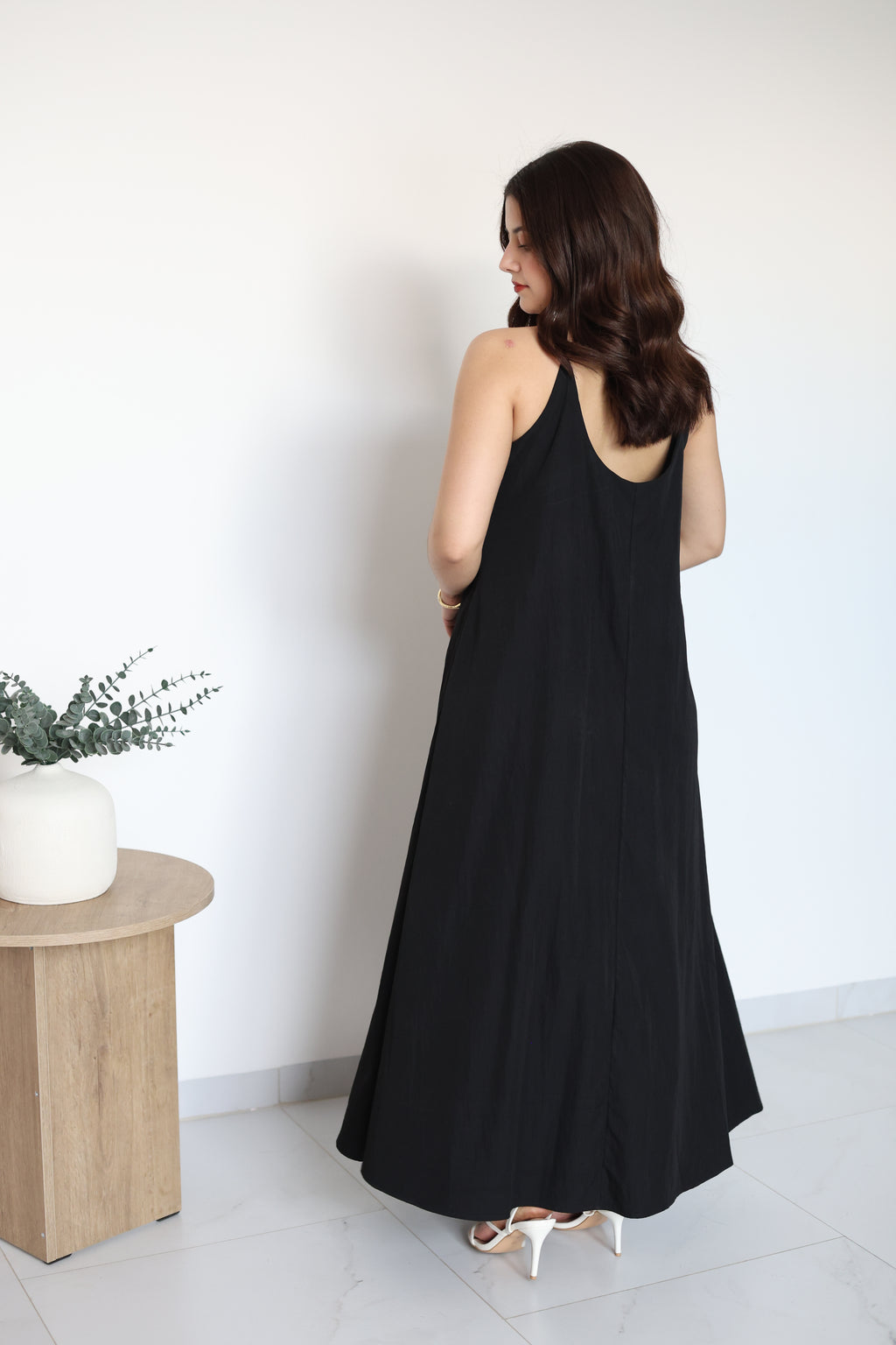 Vestido de tirantes largo