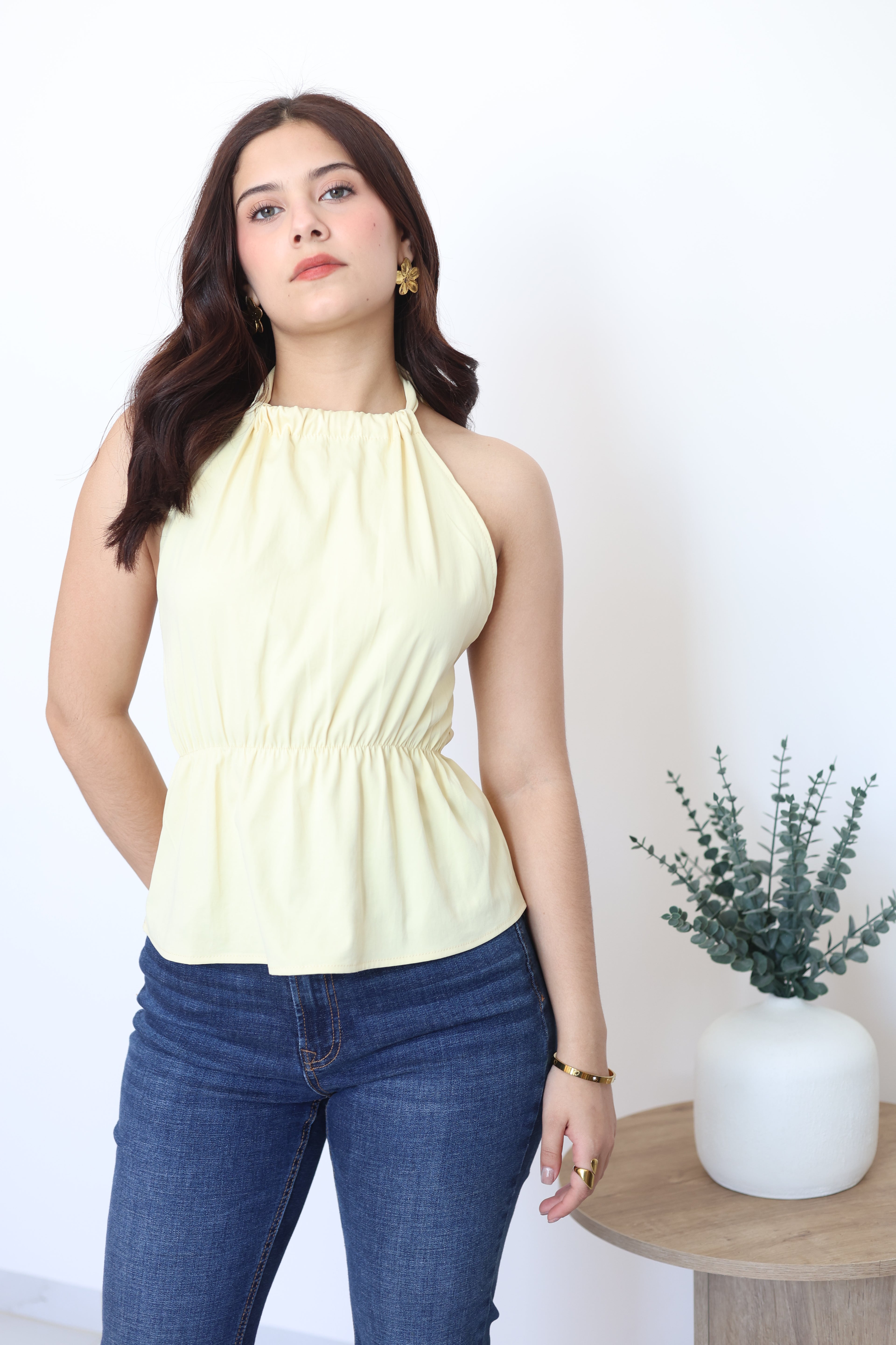 Blusa halter