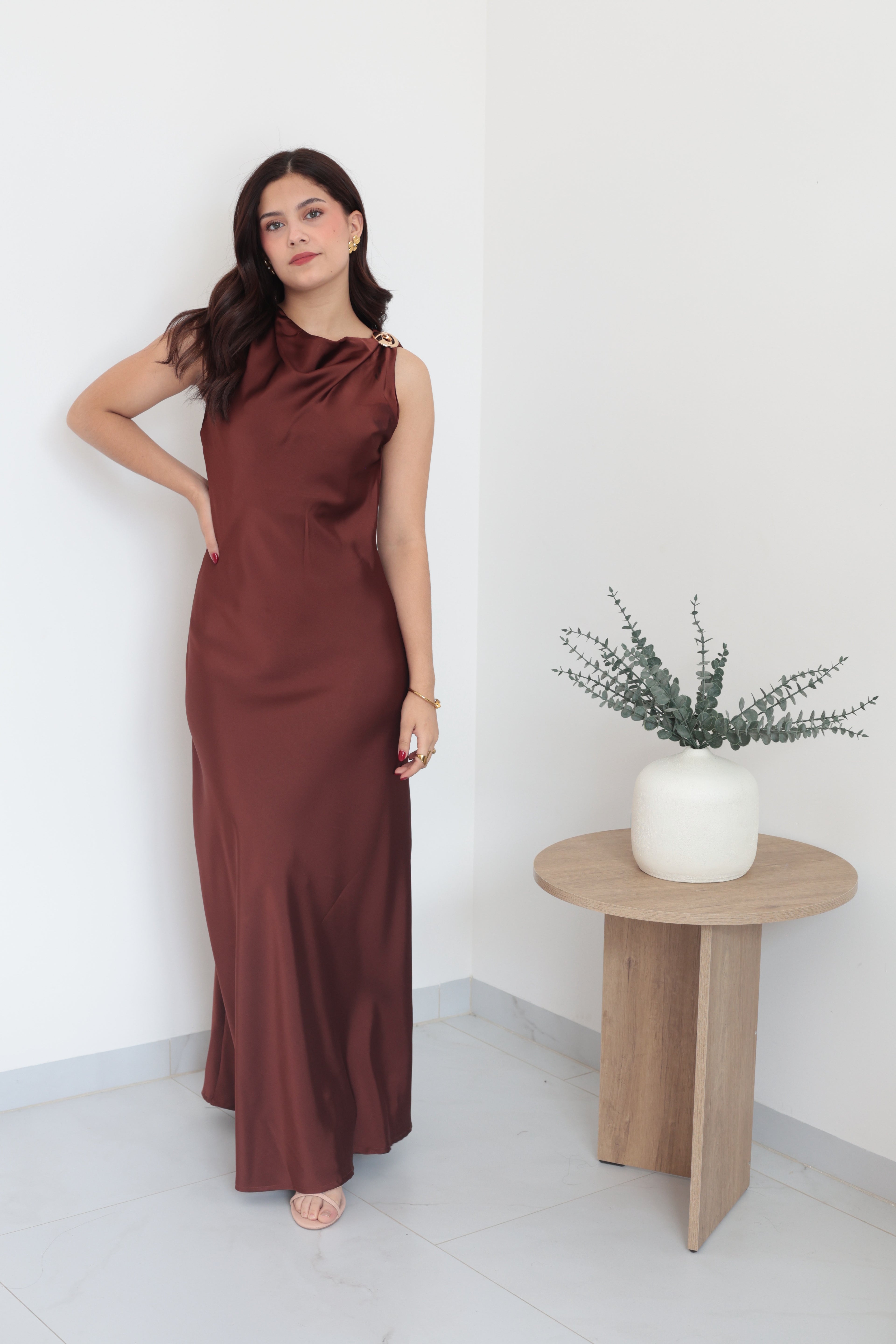 Vestido satín 🤍