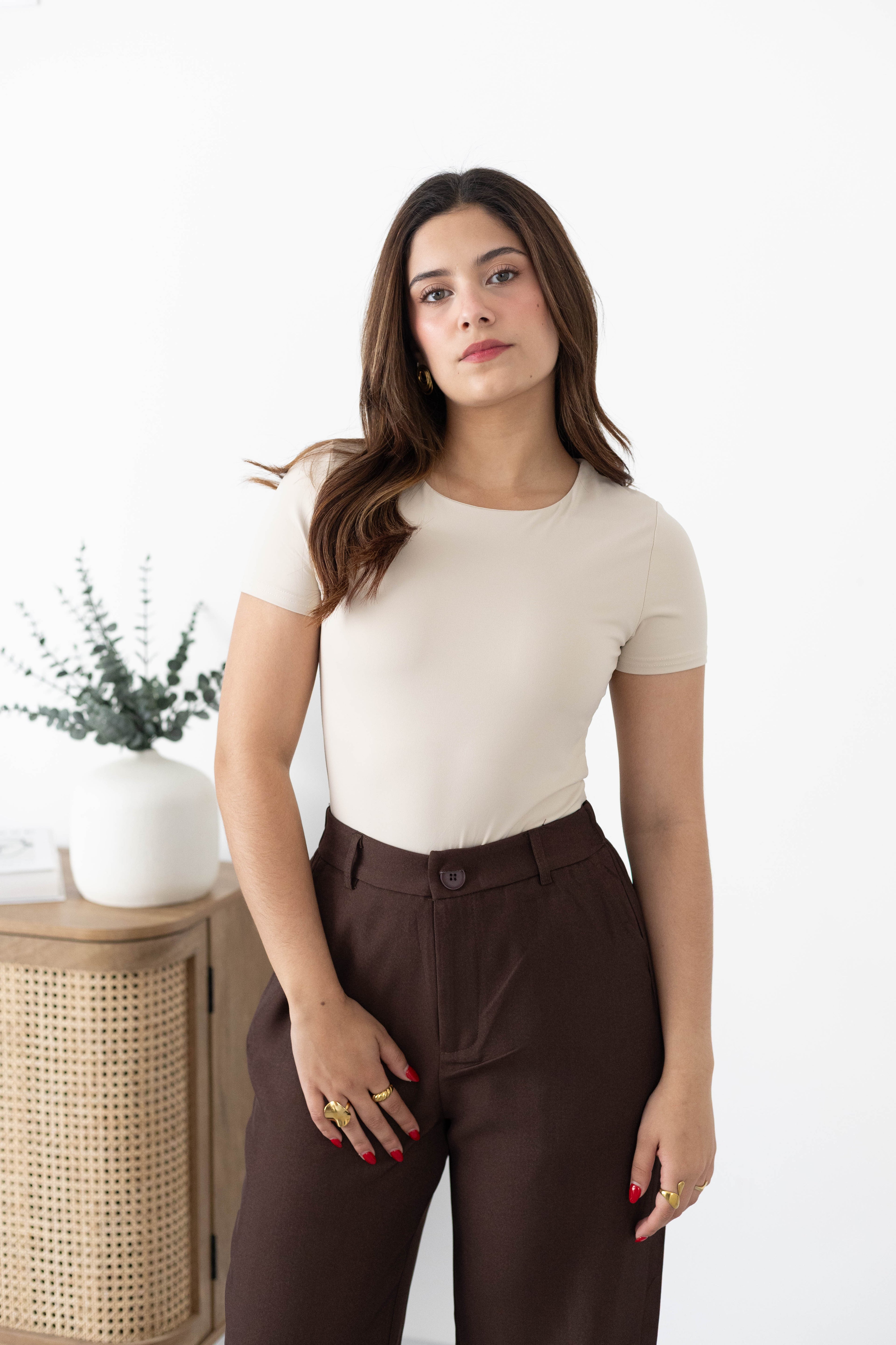 Pantiblusa básica manga corta