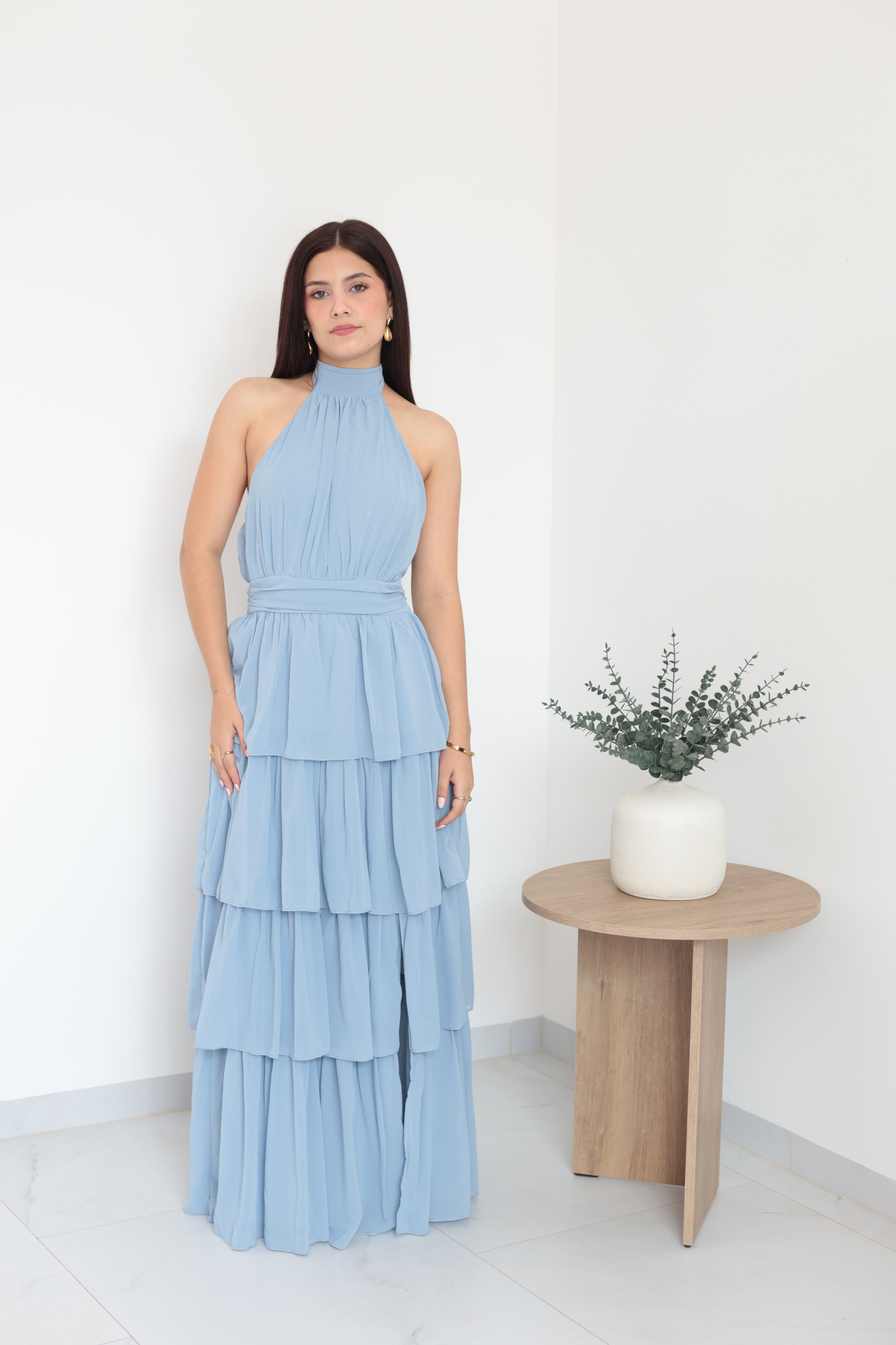 Vestido Celeste
