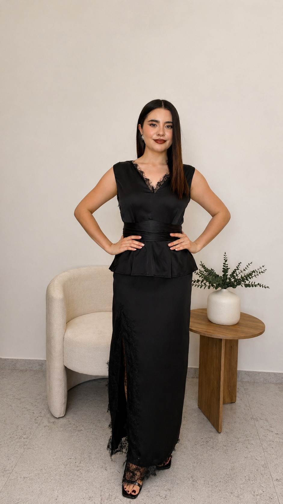 Blusa satin