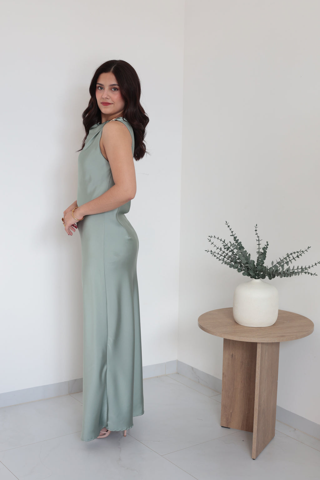 Vestido satín 🤍