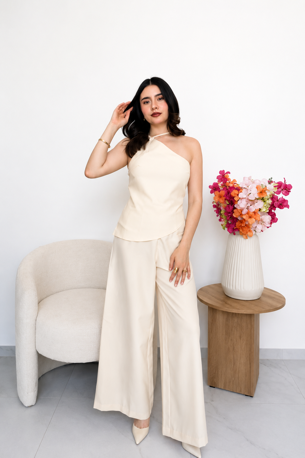 Set 2pz beige